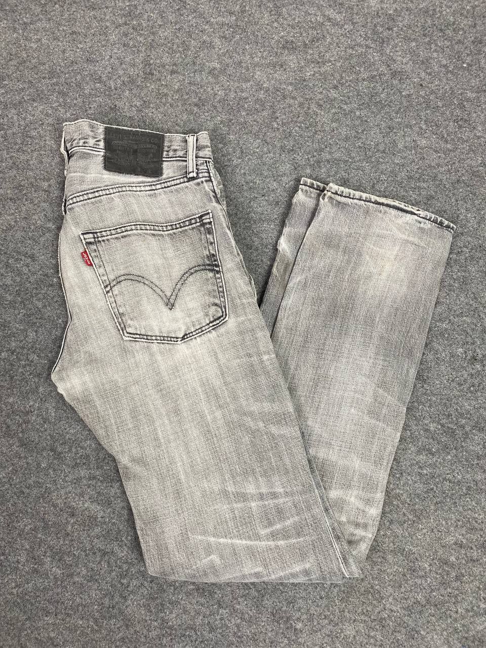 Levi's levis 502 faded black distressed denim Size US 34 / EU 50 - 2 Thumbnail