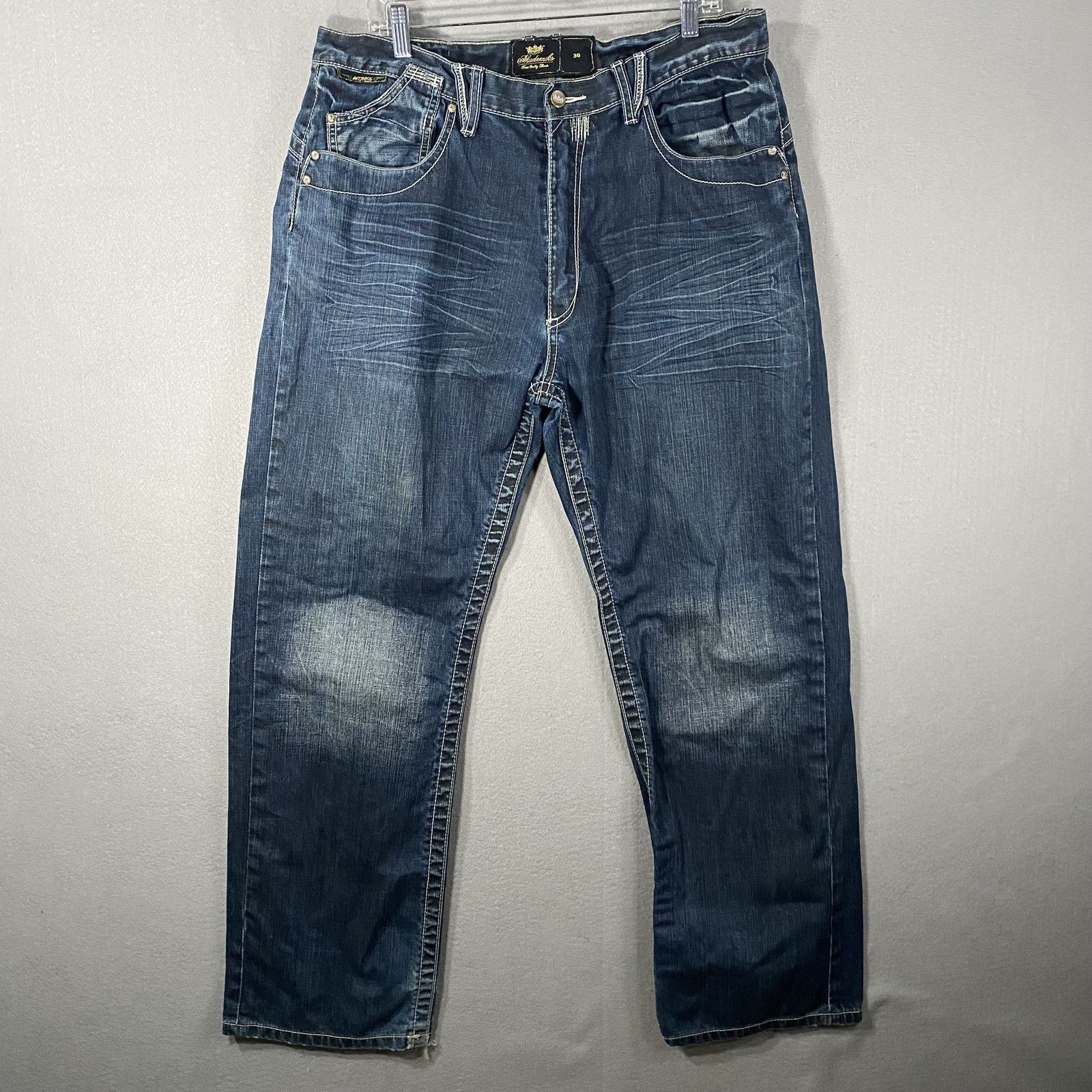 Akademiks Vtg Akademiks Straight Leg Denim Blue Jeans Pants Mens 38x30 Size US 38 / EU 54 - 2 Thumbnail