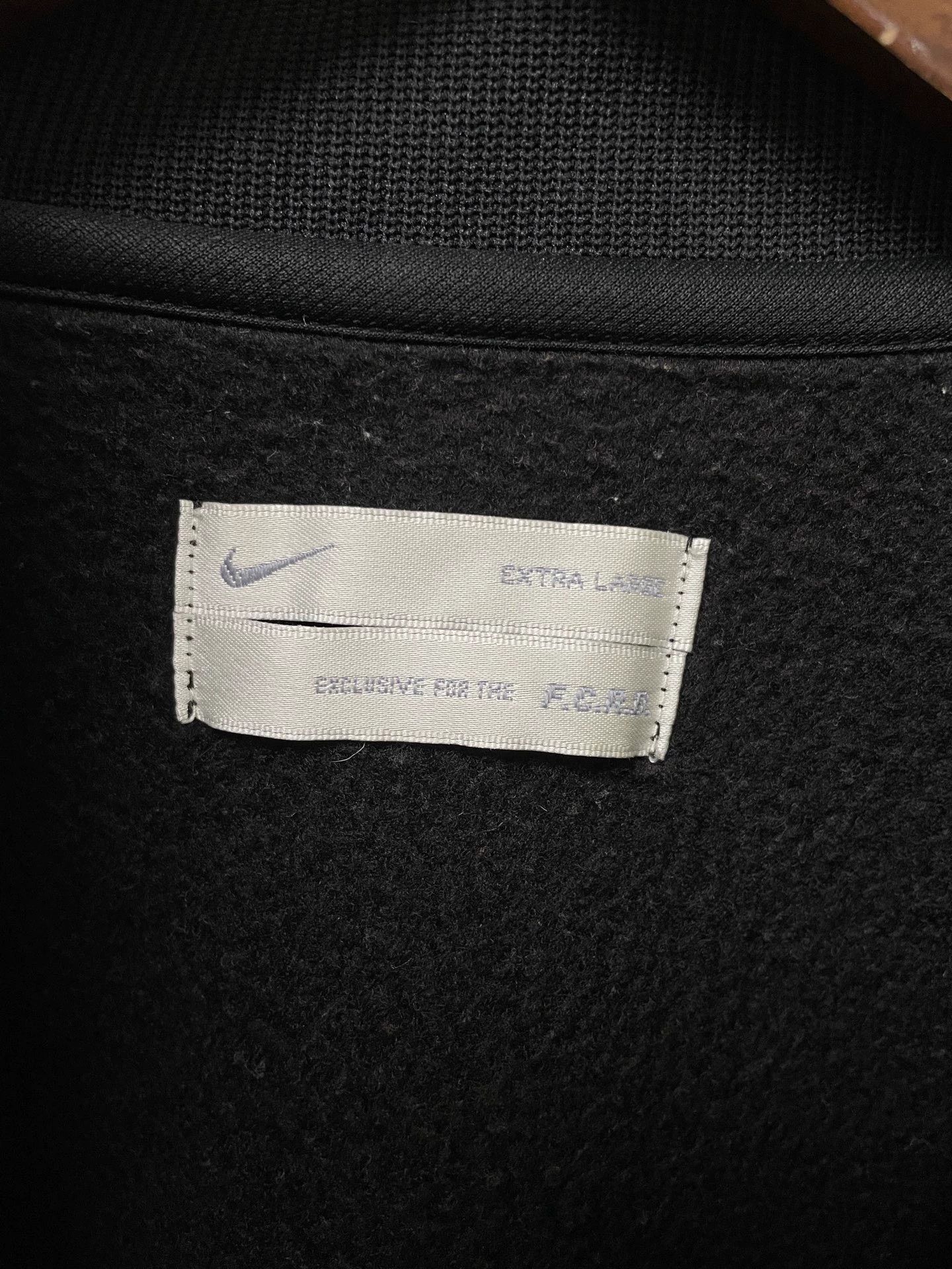 Nike Bristol x Nike x Fragment Logo Jacket XL Black/Gray Size US XL / EU 56 / 4 - 4 Thumbnail