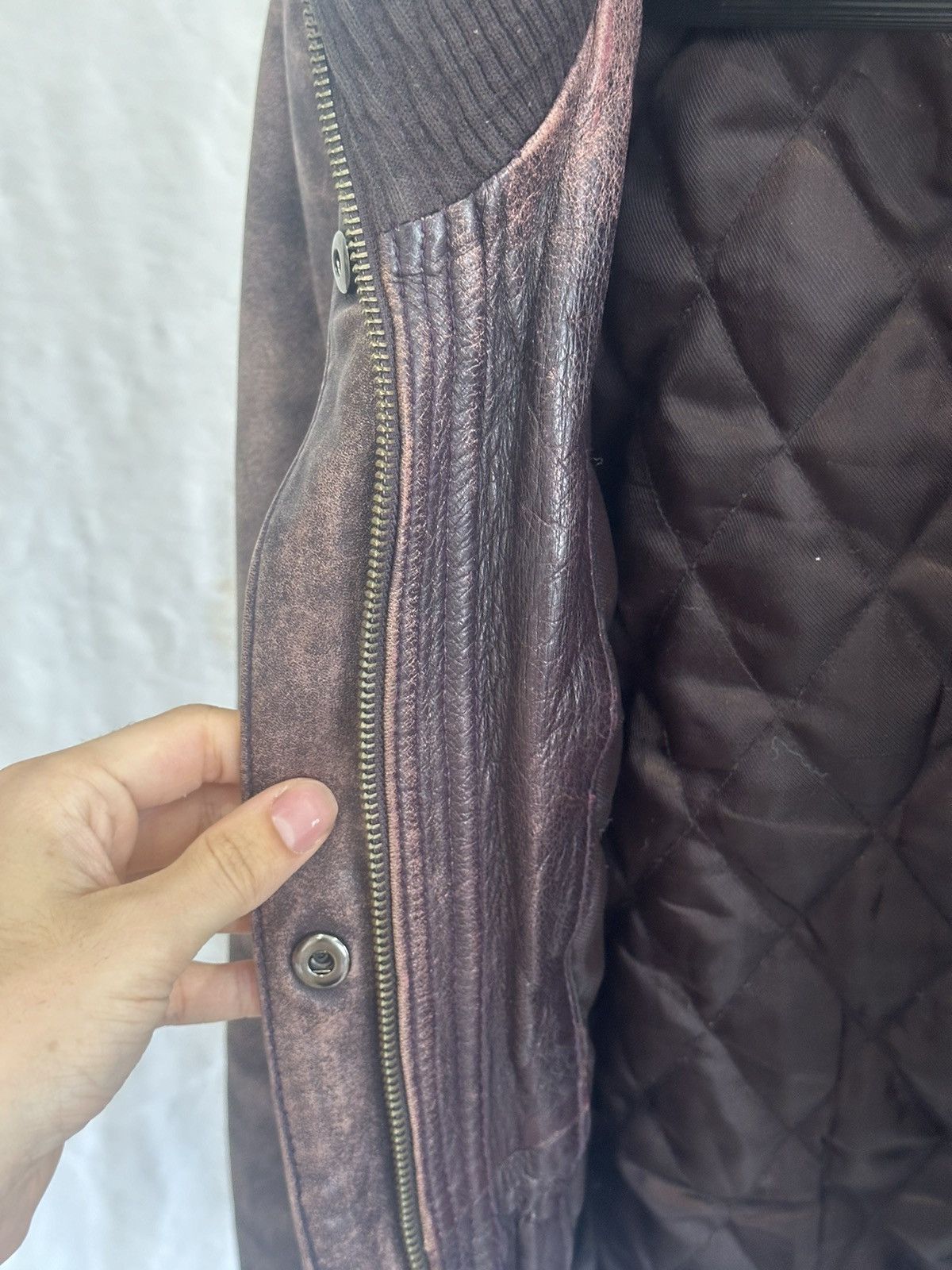 Other Y2K leather jacket Brown Purple Size M / US 6-8 / IT 42-44 - 4 Thumbnail