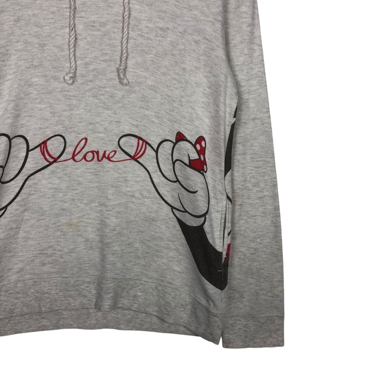 Japanese Brand 📌Vintage Hoodie Disney Mickey Mouse X Minnie Mouse Size US L / EU 52-54 / 3 - 6 Thumbnail