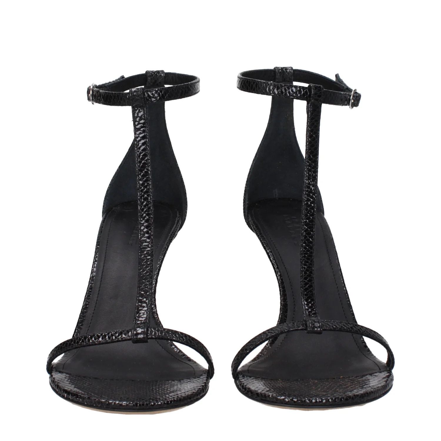 Isabel Marant ob1o1e1124 Leather Sandals in Black Size US 6 / IT 36 - 3 Thumbnail