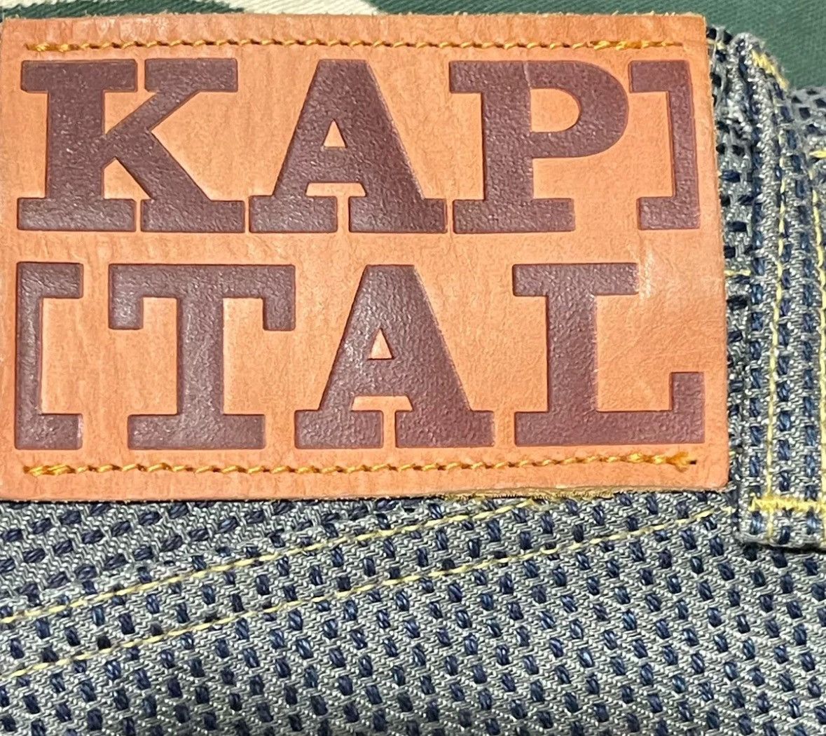 Kapital Kapital Hirata Kazuhiro Ink dyed Button Straight leg Jeans Size US 34 / EU 50 - 4 Thumbnail