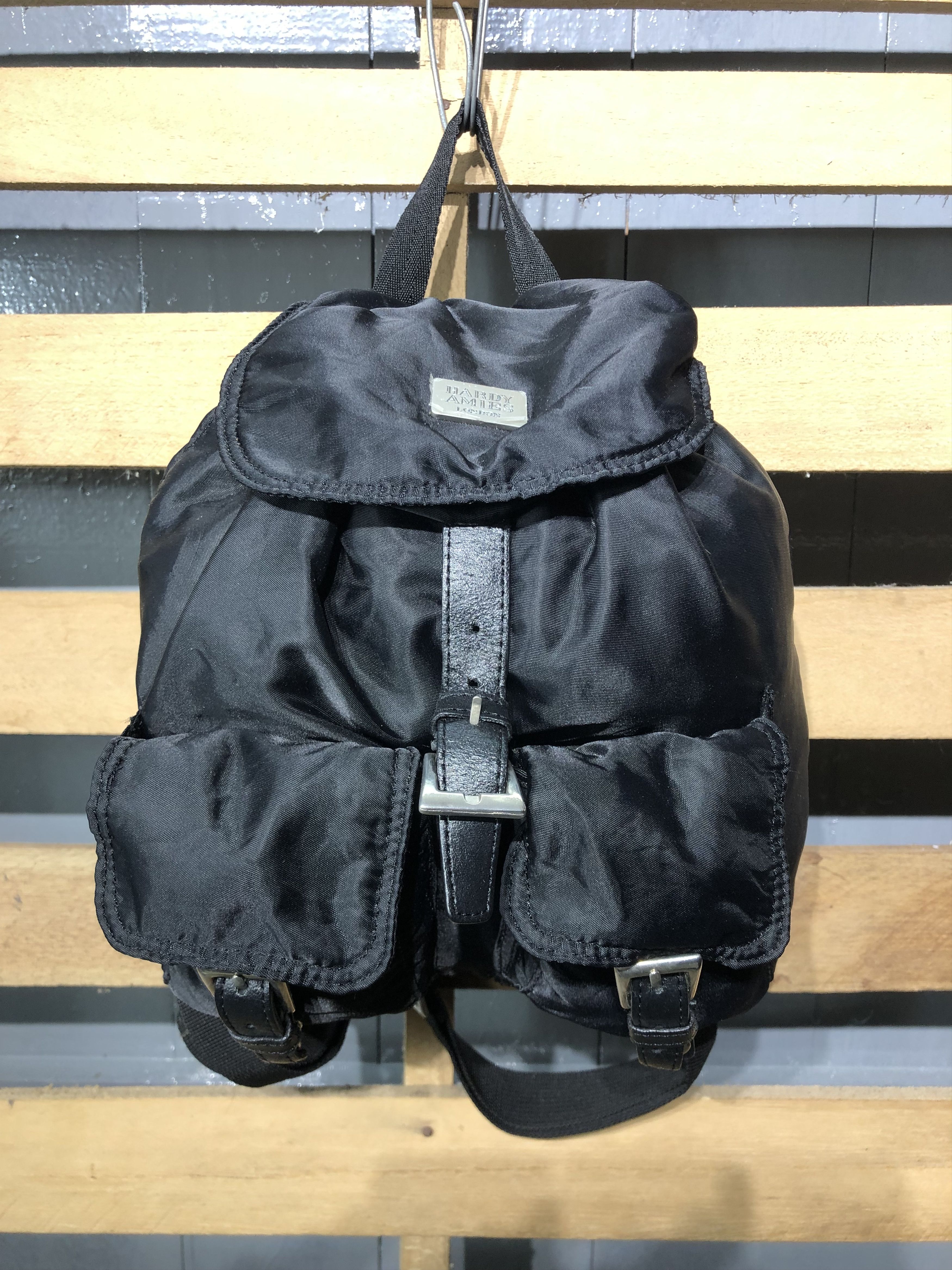 Japanese Brand Japanese Multipocket Style Nylon Mini Backpack Size ONE SIZE - 1 Thumbnail