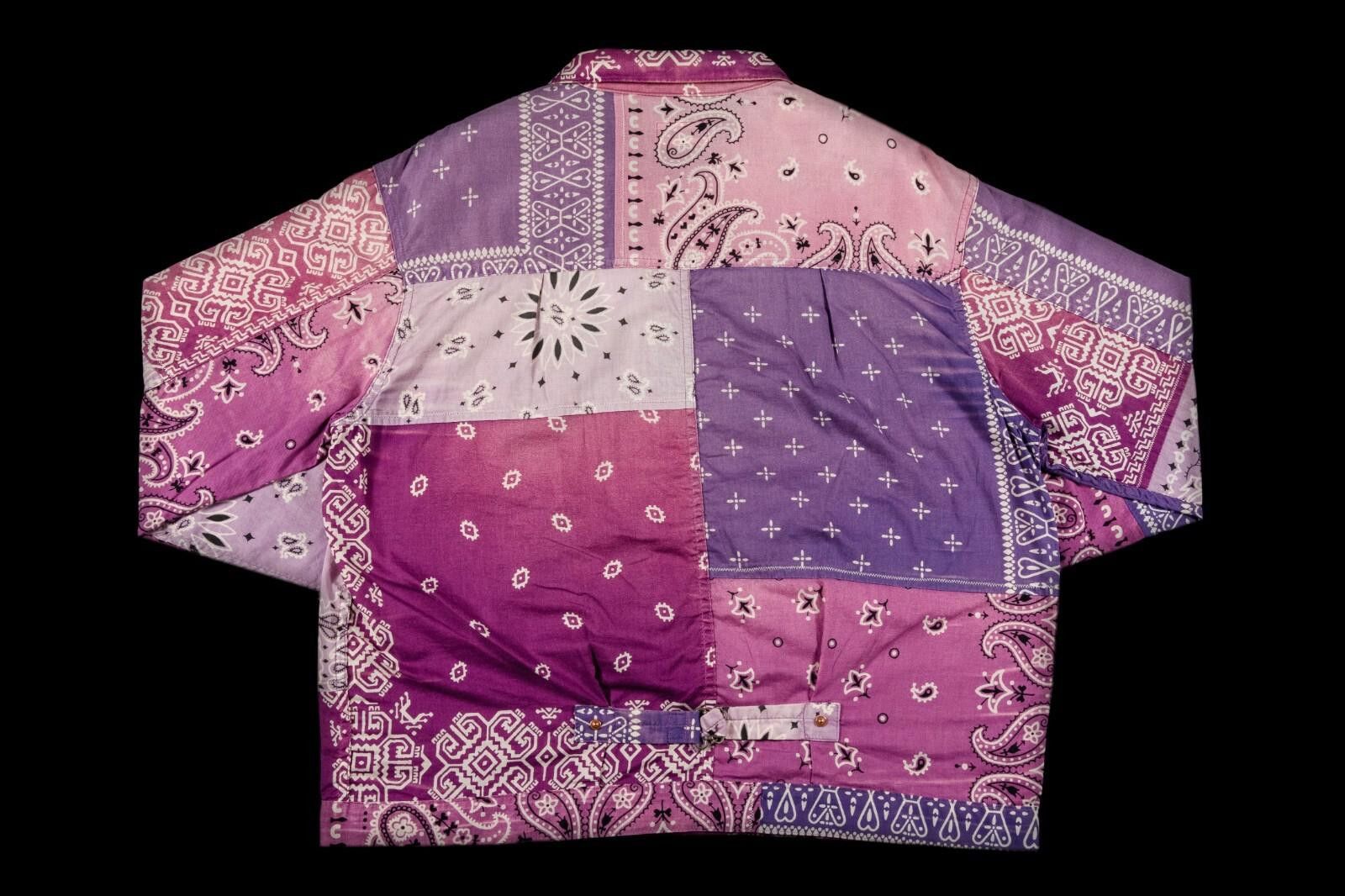 Kapital Kapital Patchwork Bandana Jacket Purple Size 5 Size US XXL / EU 58 / 5 - 3 Thumbnail