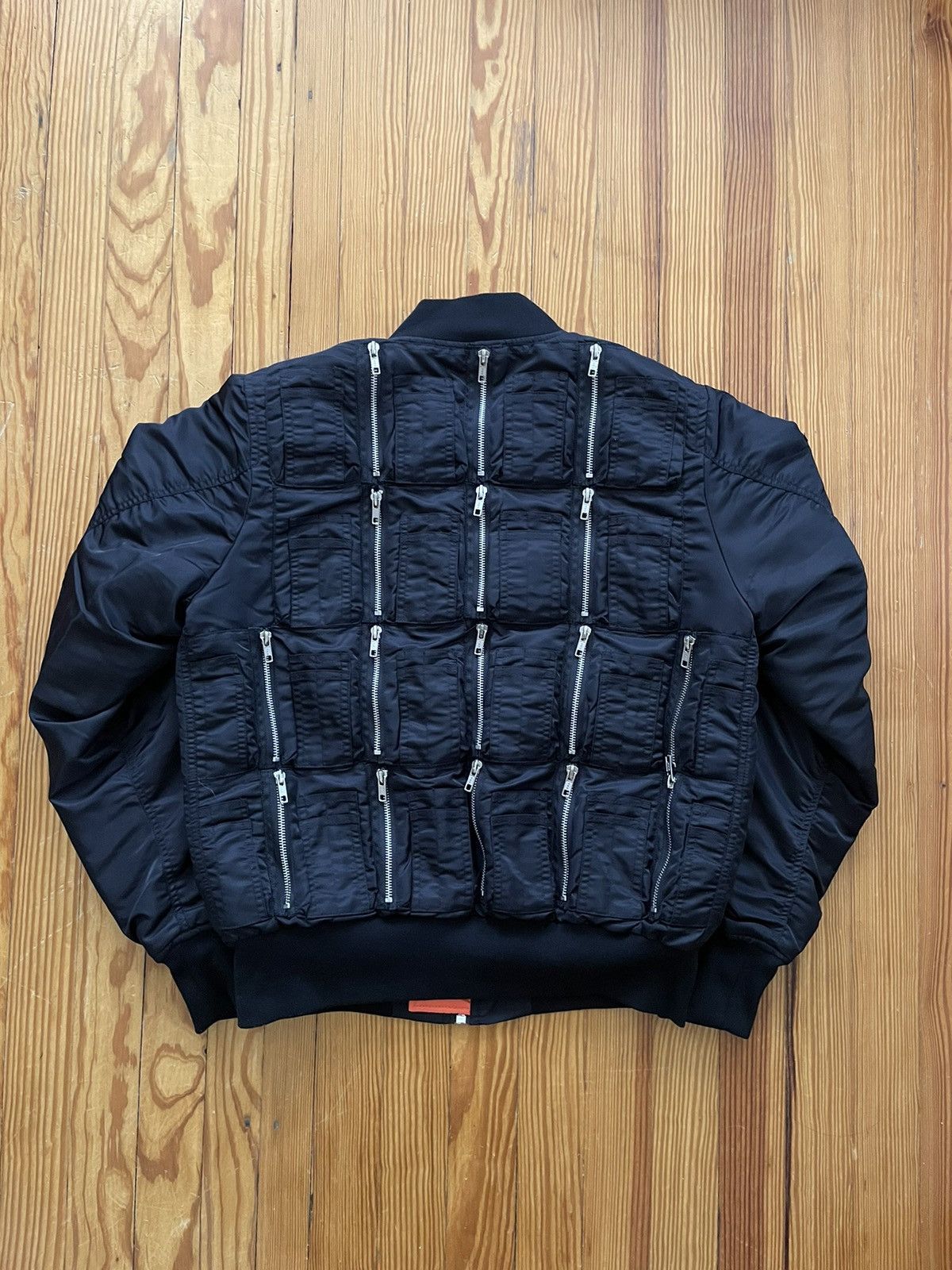 PHENOMENON Phenomenon Loop Cargo Multi Pocket Bomber Jacket Black 