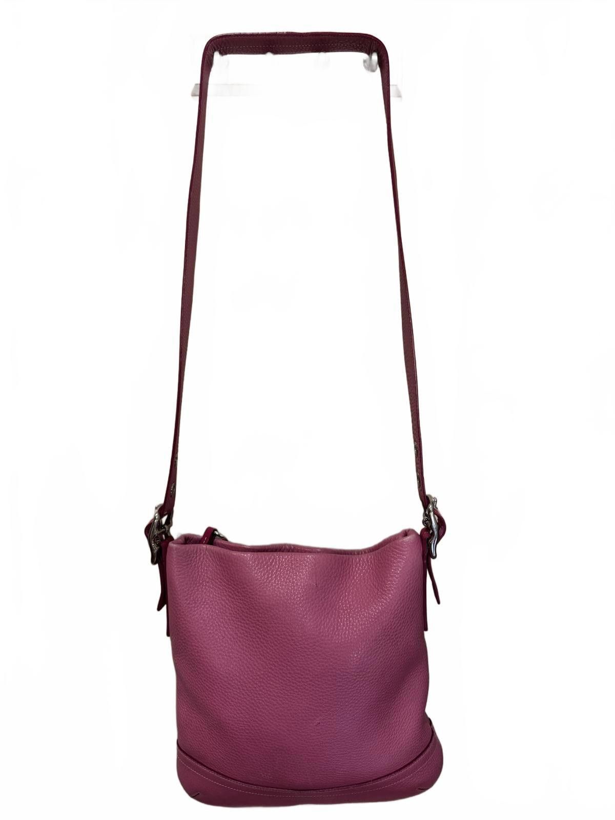 Coach Pink Leather Coach Crossbody Handbag Size ONE SIZE - 4 Thumbnail