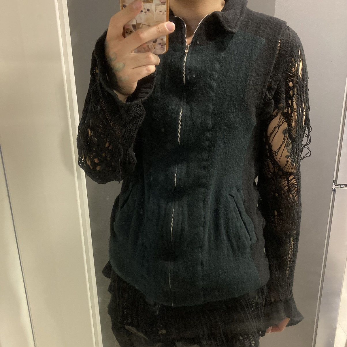Comme des Garcons Homme Plus 1994AW Comme Des Garcons Homme Plus Boiled Wool Vest Size US M / EU 48-50 / 2 - 3 Thumbnail