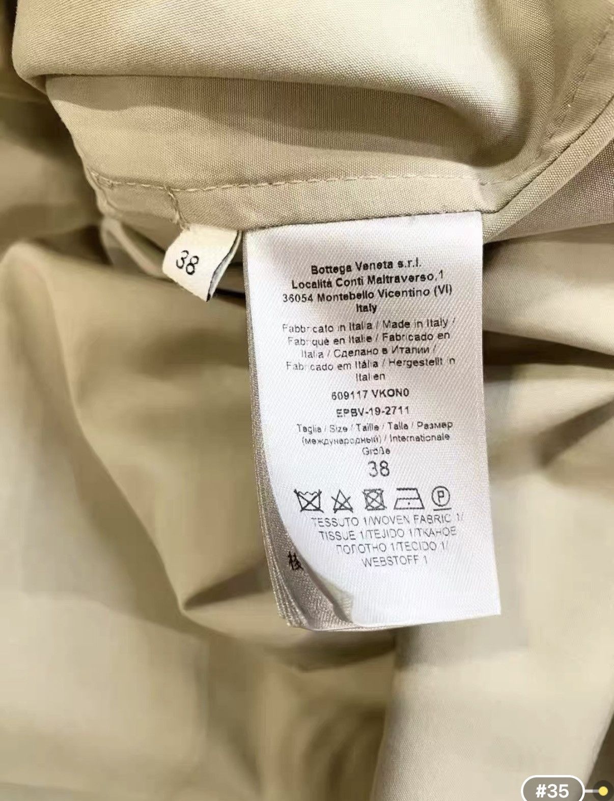 Bottega Veneta Bottega Veneta Beige Belted Long Trench Coat J33 Size XS / US 0-2 / IT 36-38 - 7 Thumbnail