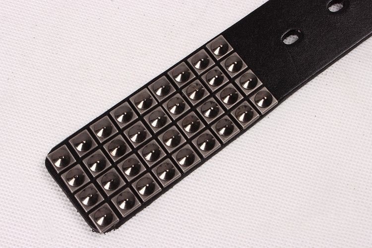 Leather Punk Studded Leather Belt Size ONE SIZE - 5 Thumbnail