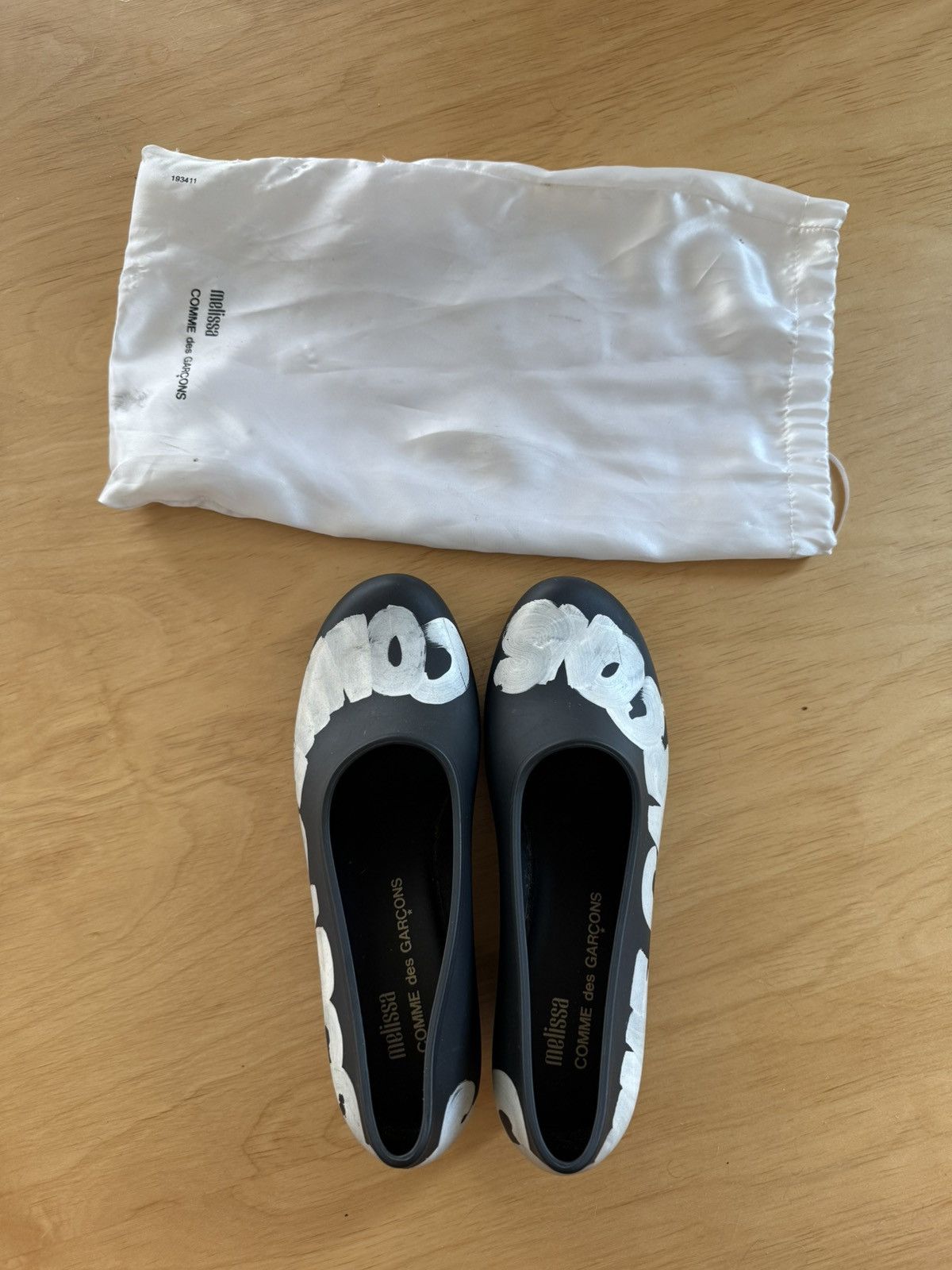 Comme des Garcons Comme des Garçons + Melissa Logo Matte PVC Heels Size US 6 / IT 36 - 4 Thumbnail