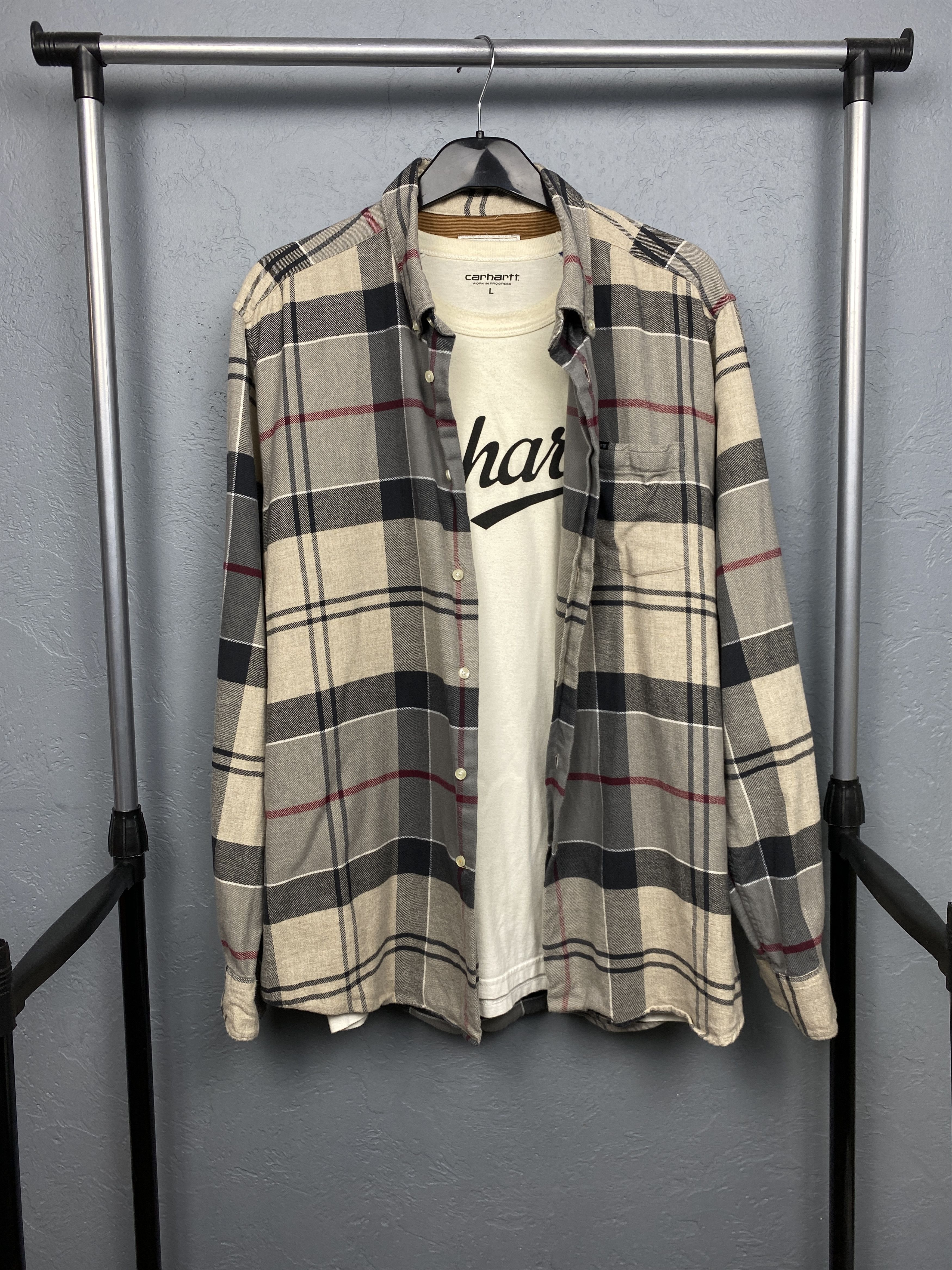 Barbour × Flannel Barbour Vintage Flannel Mens Tartan Plaid Shirt Size US XL / EU 56 / 4 - 1 Thumbnail