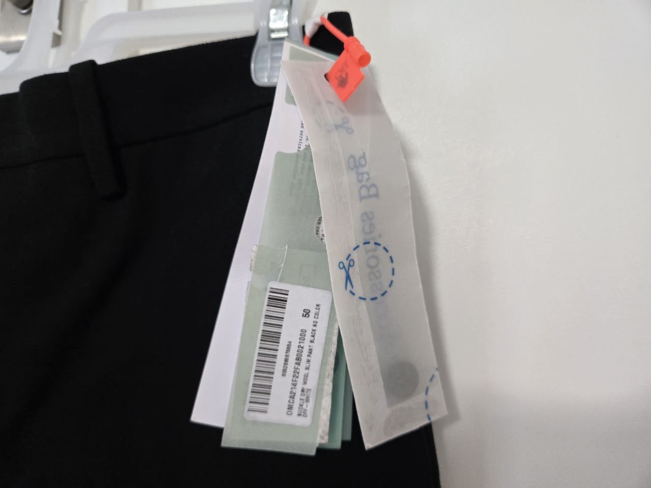 Off-White Black woolen dress pants Size US 34 / EU 50 - 4 Thumbnail