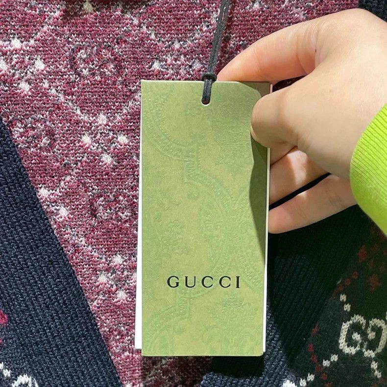 Gucci Gucci Double G old flower full print wool knitted cardigan Size US S / EU 44-46 / 1 - 5 Thumbnail