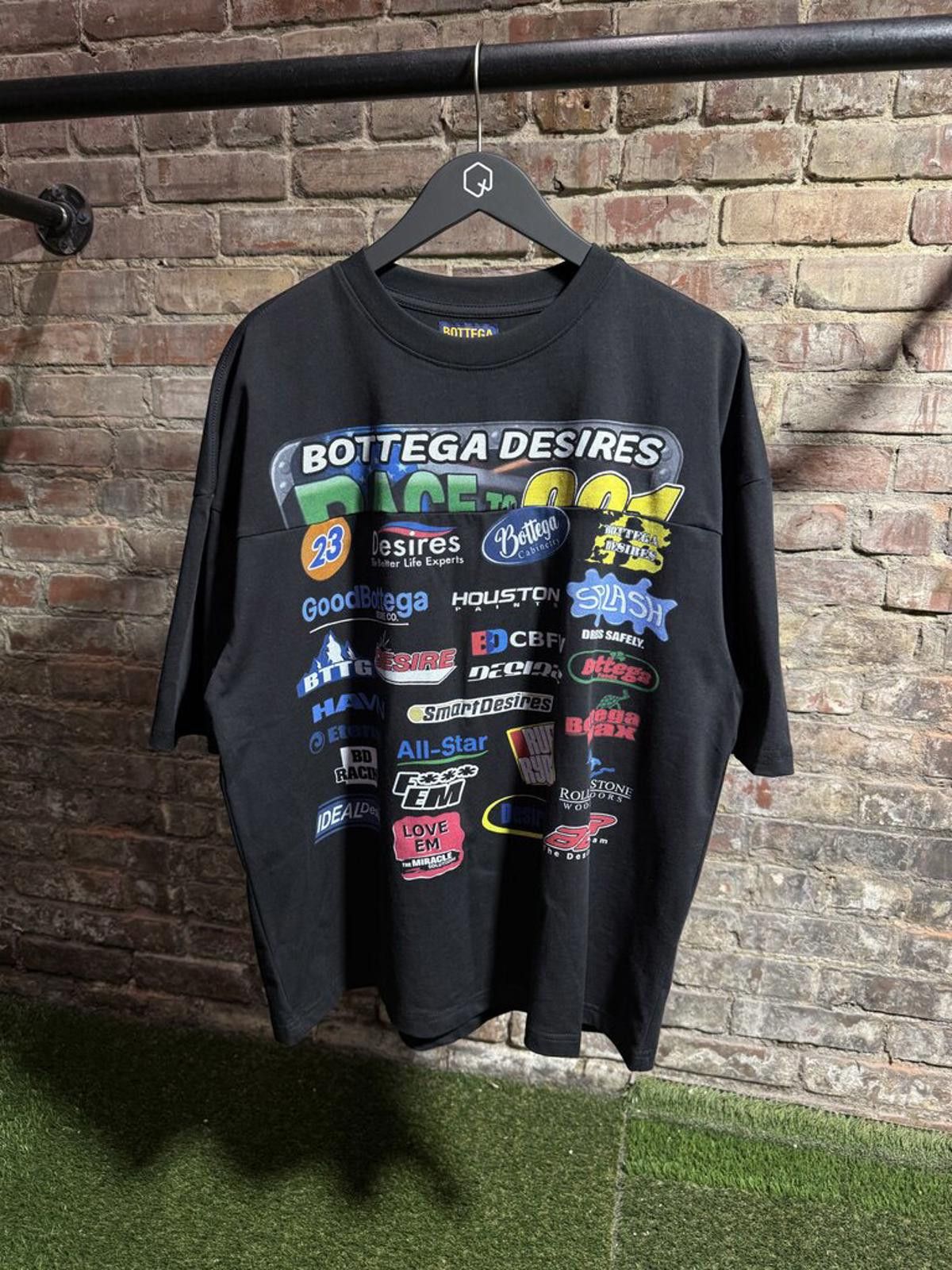 Bottega Desires Bottega Desires Racing Tee Black Sz. XXL Size ONE SIZE - 1 Thumbnail
