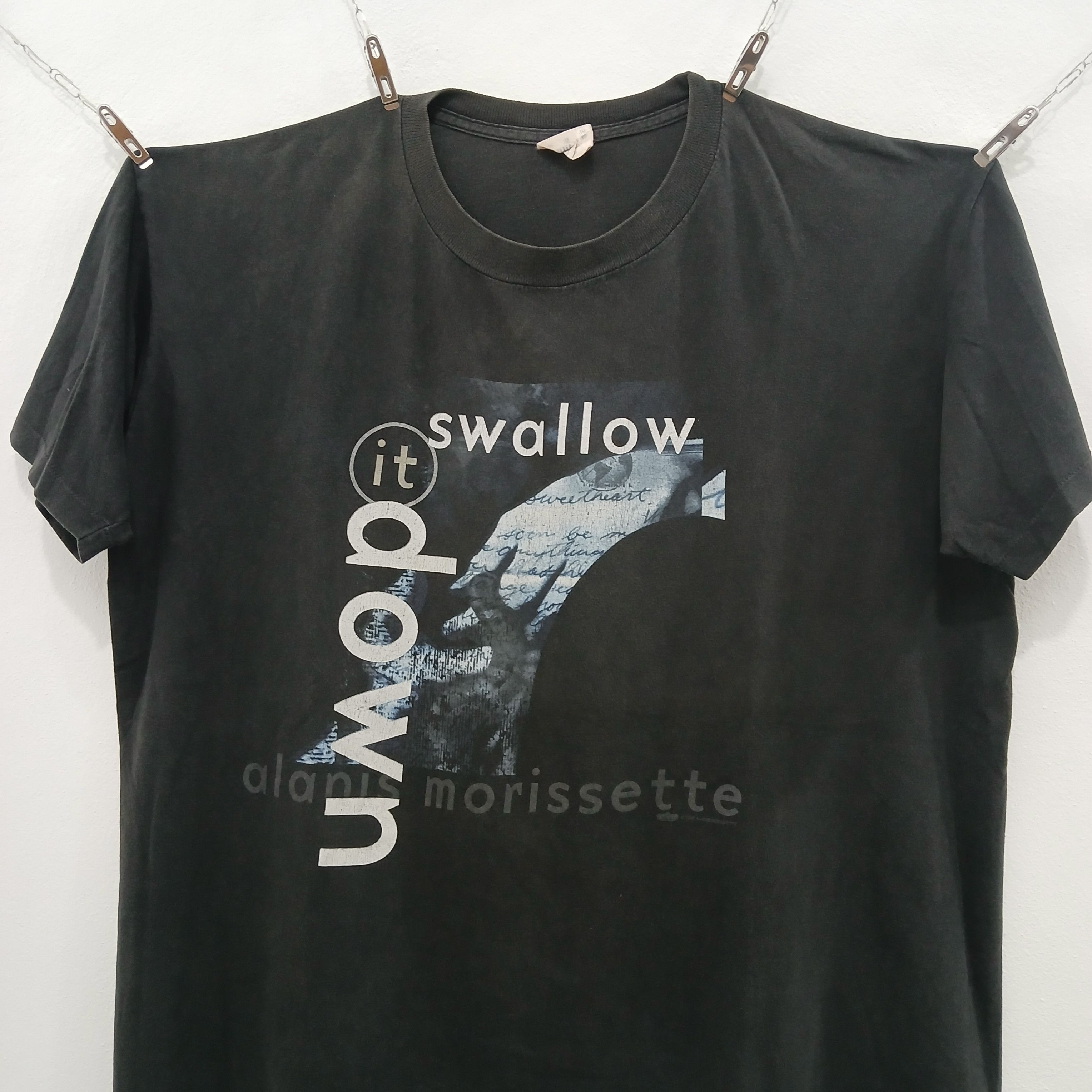 Vintage ALANIS MORISSETTE Can't Not Tour Vintage Tee 1996 Size US XL / EU 56 / 4 - 3 Thumbnail