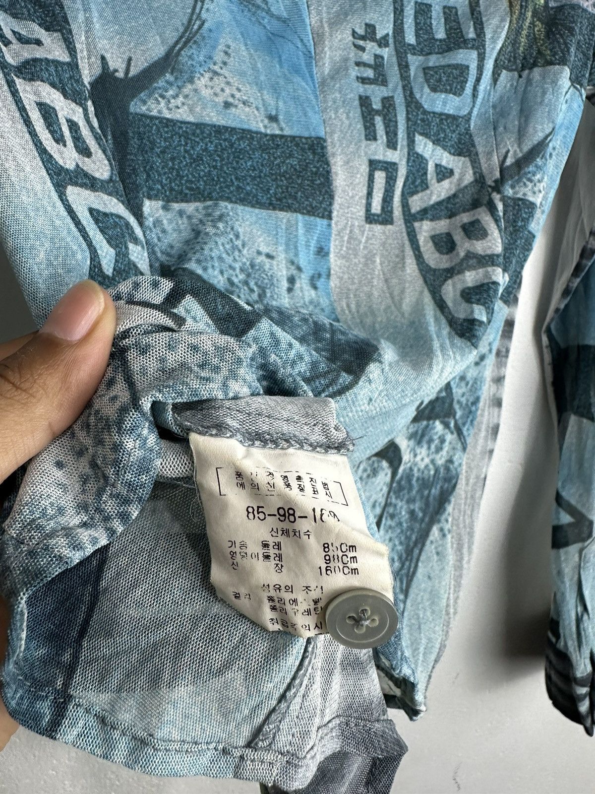 20471120 DEESSE SHIRT BUTTON AOP JEAN PAUL GAULTIER STYLE Size XS / US 0-2 / IT 36-38 - 11 Thumbnail