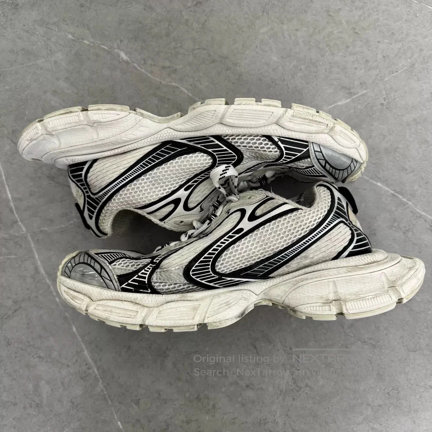 Balenciaga Balenciaga Black and White Panda Dad Shoes. Size US 10 / EU 43 - 4 Thumbnail