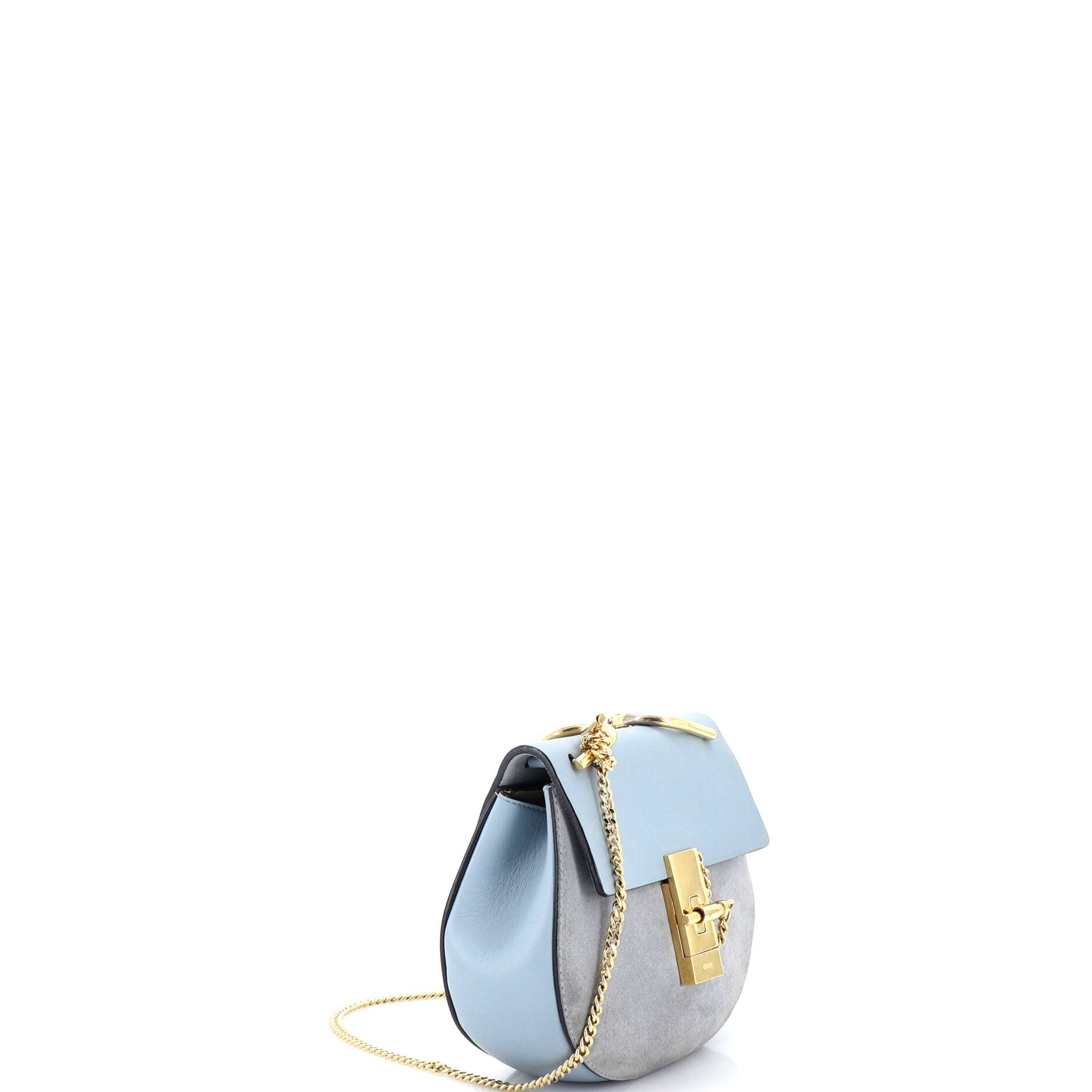 Chloe Drew Crossbody Bag Leather and Suede Mini Size ONE SIZE - 1 Thumbnail