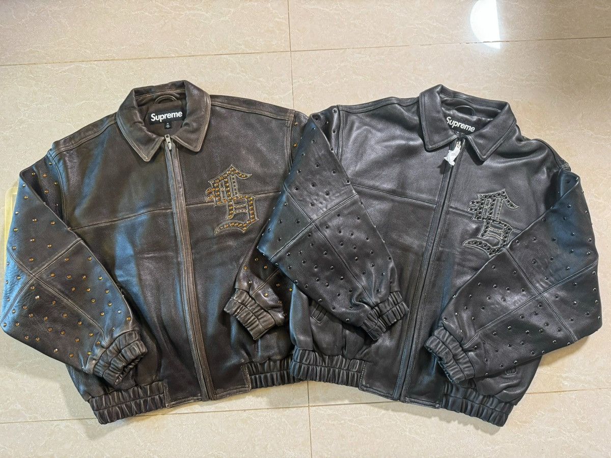 Supreme Supreme Gem Studded Leather Jacket Size US S / EU 44-46 / 1 - 3 Thumbnail