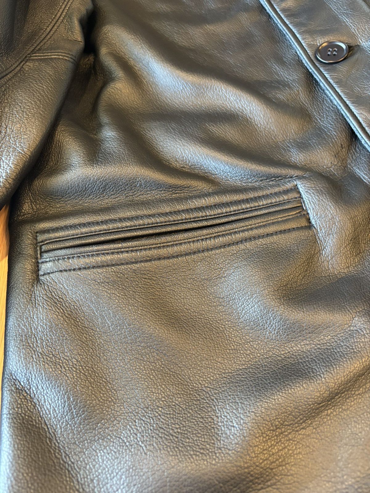 Taiga Takahashi Taiga Takahashi Lot.801 Leather Jacket Deerskin Size 40 Size US M / EU 48-50 / 2 - 6 Thumbnail