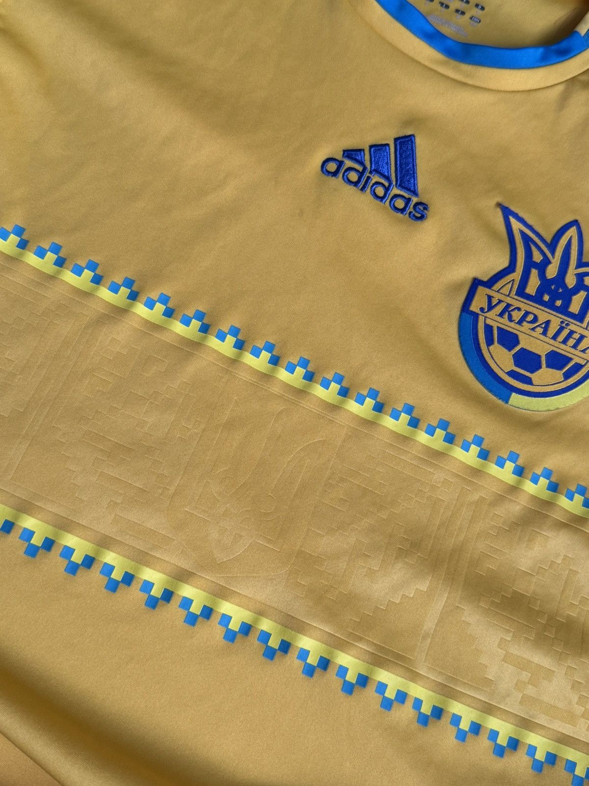 Adidas Vintage Soccer Jersey Ukraine 2011 kit Adidas Shirt Size US S / EU 44-46 / 1 - 4 Thumbnail