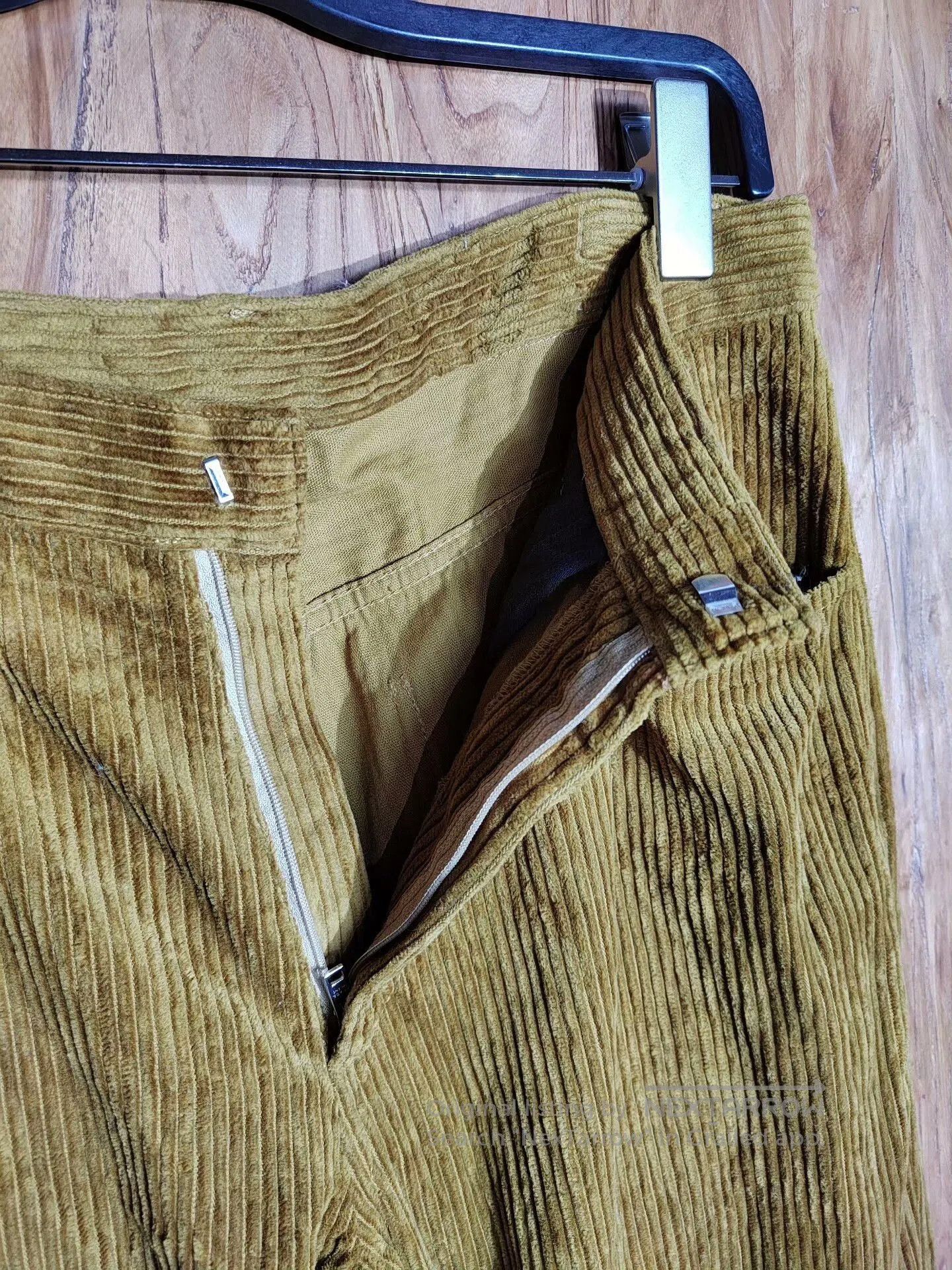 Prada Prada Wide-Leg Corduroy Pants. Size 33" - 4 Thumbnail
