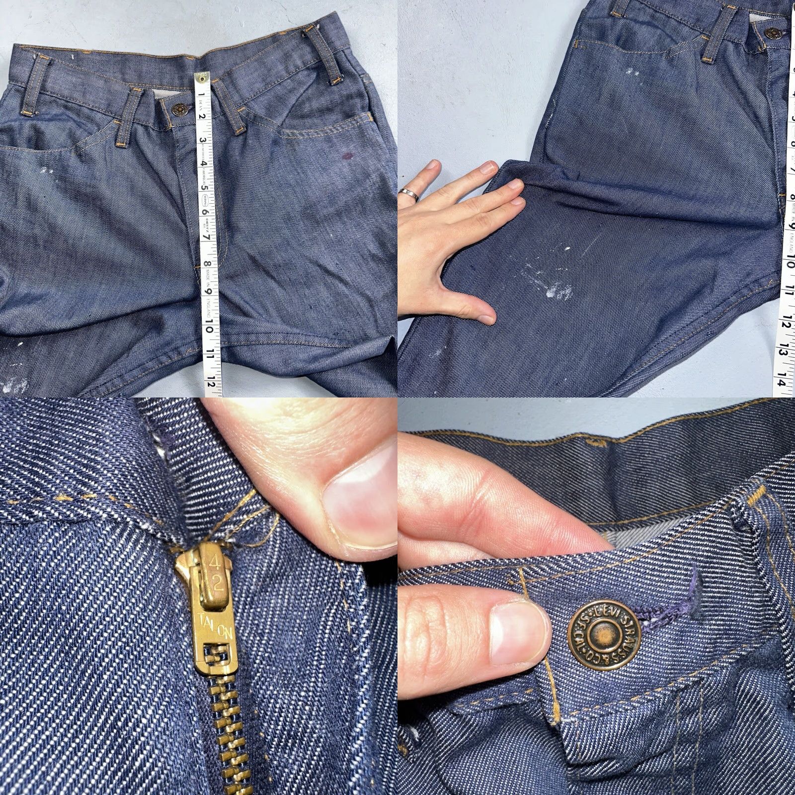 Levi's VINTAGE Levi's 684 Orange Tab Jeans Bell Bottom Dark Wash 29x32 Men Size US 29 - 8 Thumbnail
