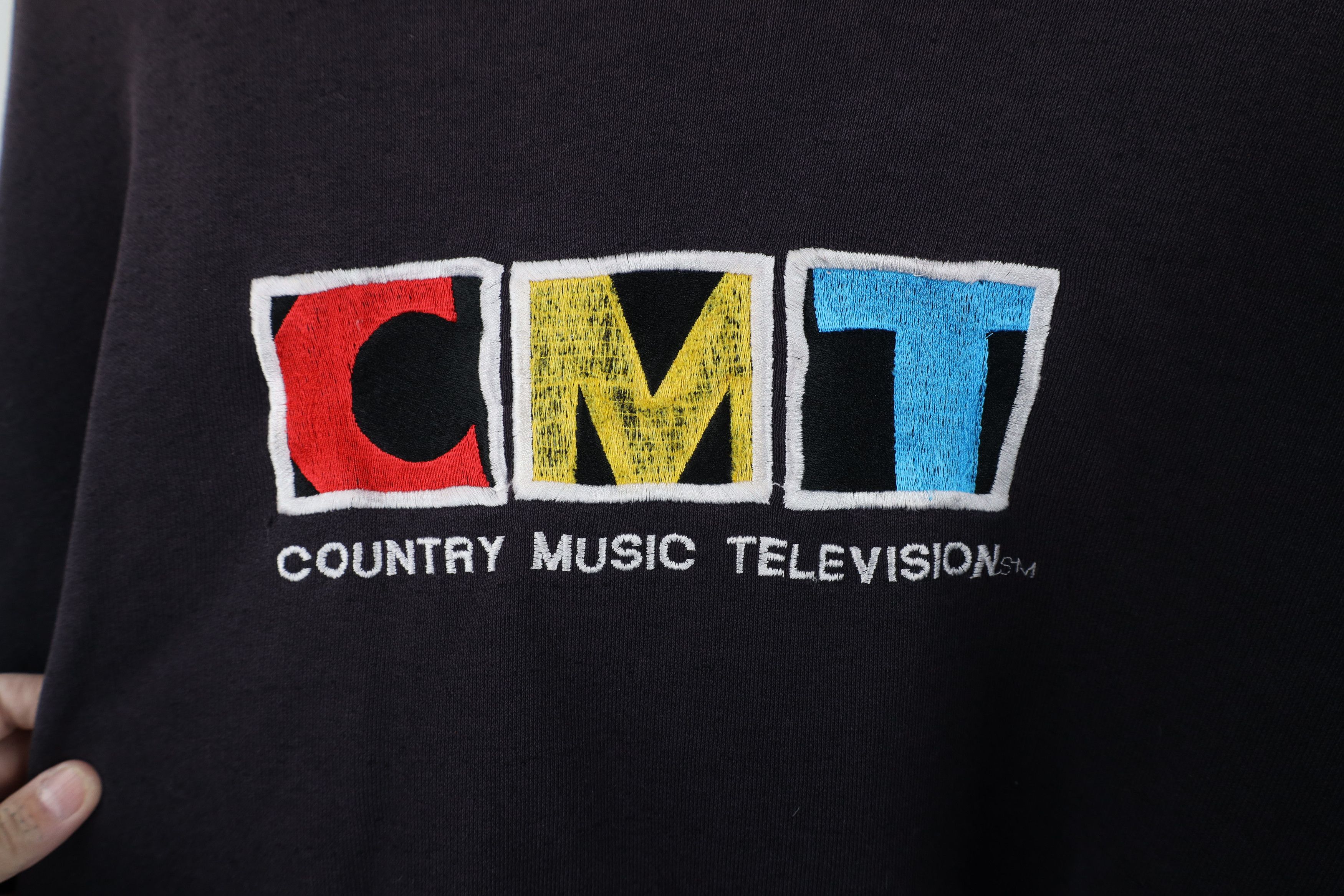 Vintage Vintage 90s CMT Country Music Television Bomber Jacket USA Size US XL / EU 56 / 4 - 11 Thumbnail