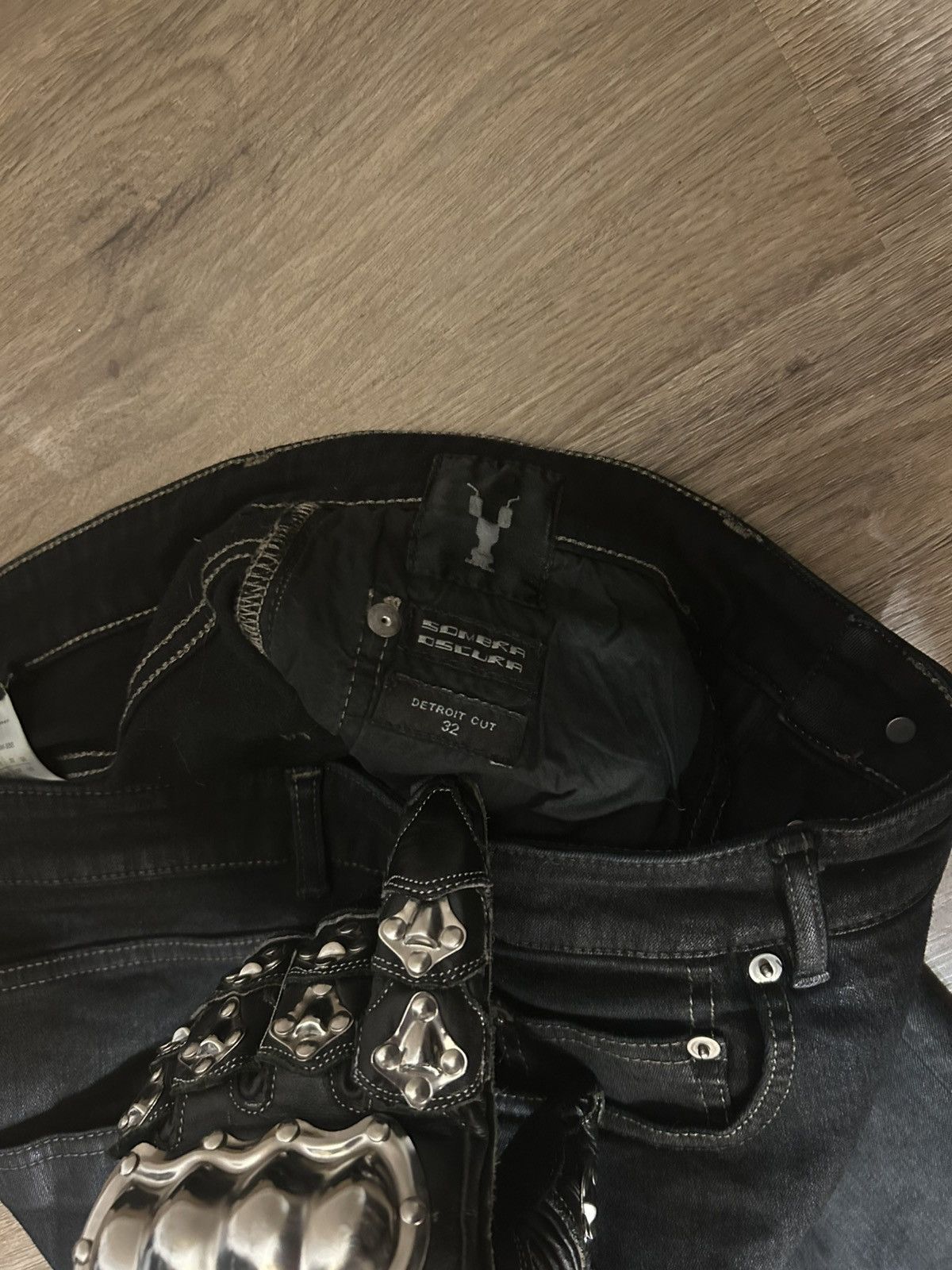 Rick Owens Drkshdw Rick Owens Detroit Cut Denim Size US 32 / EU 48 - 3 Thumbnail