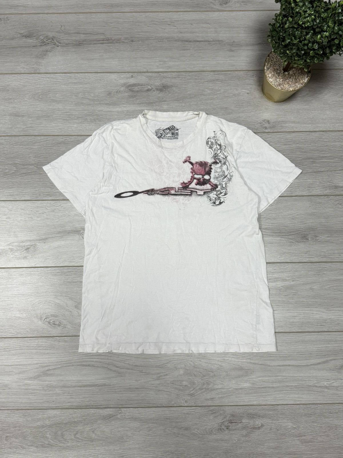 Oakley skull tee shirt vintage