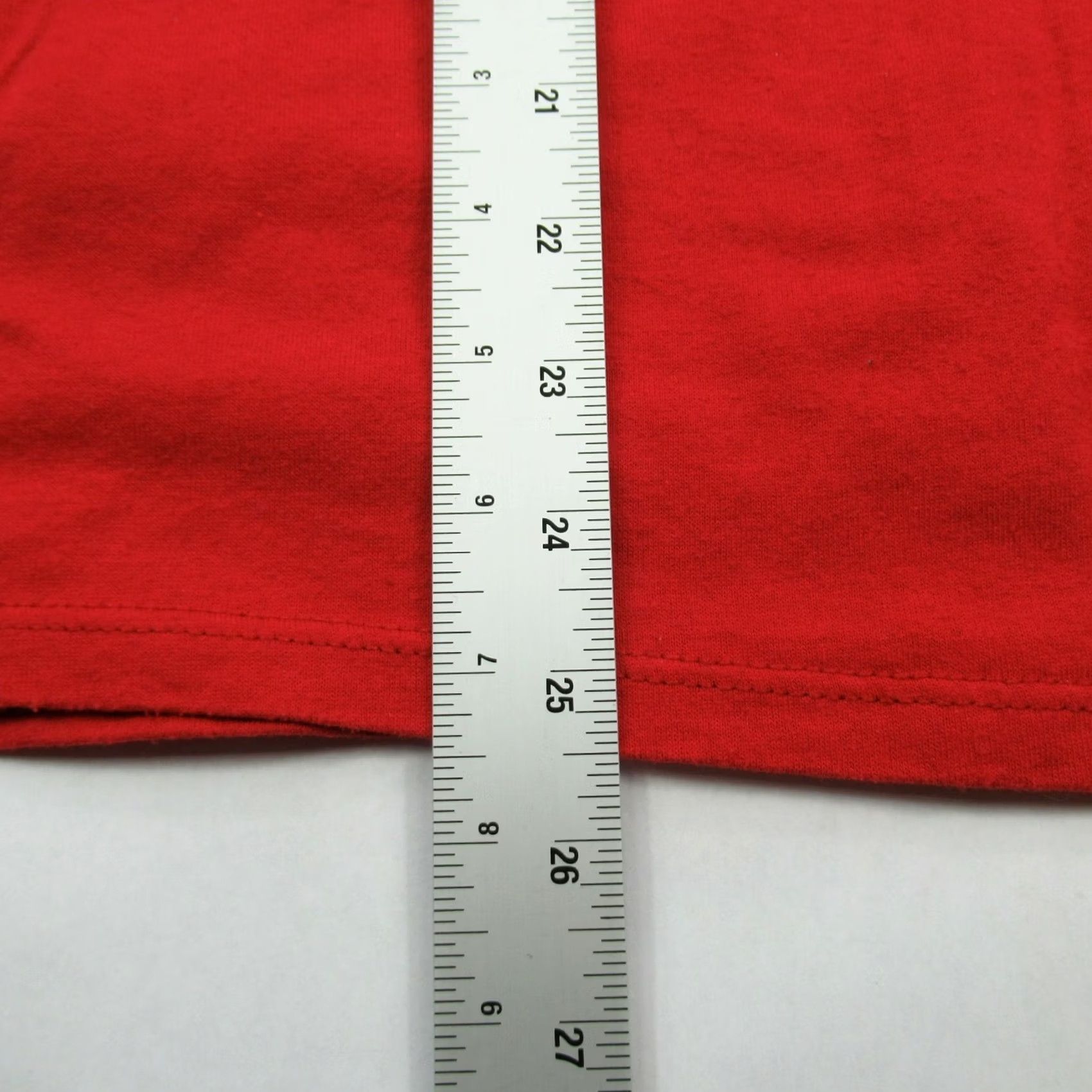 Jerzees Vintage Shirt Mens Red Short Sleeve Optimist International Single Stitch Medium US Clothing Size US M / EU 48-50 / 2 - 6 Thumbnail