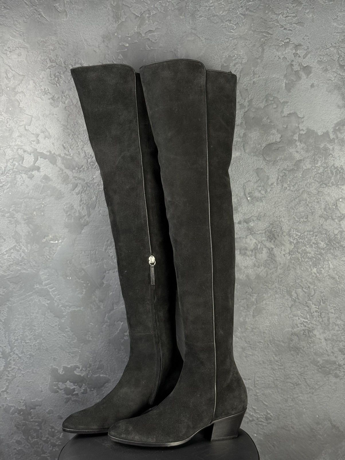 Giuseppe Zanotti Giuseppe Zanotti Boots Knee Boots Black Suide Size 38 Size US 8 / IT 38 - 2 Thumbnail