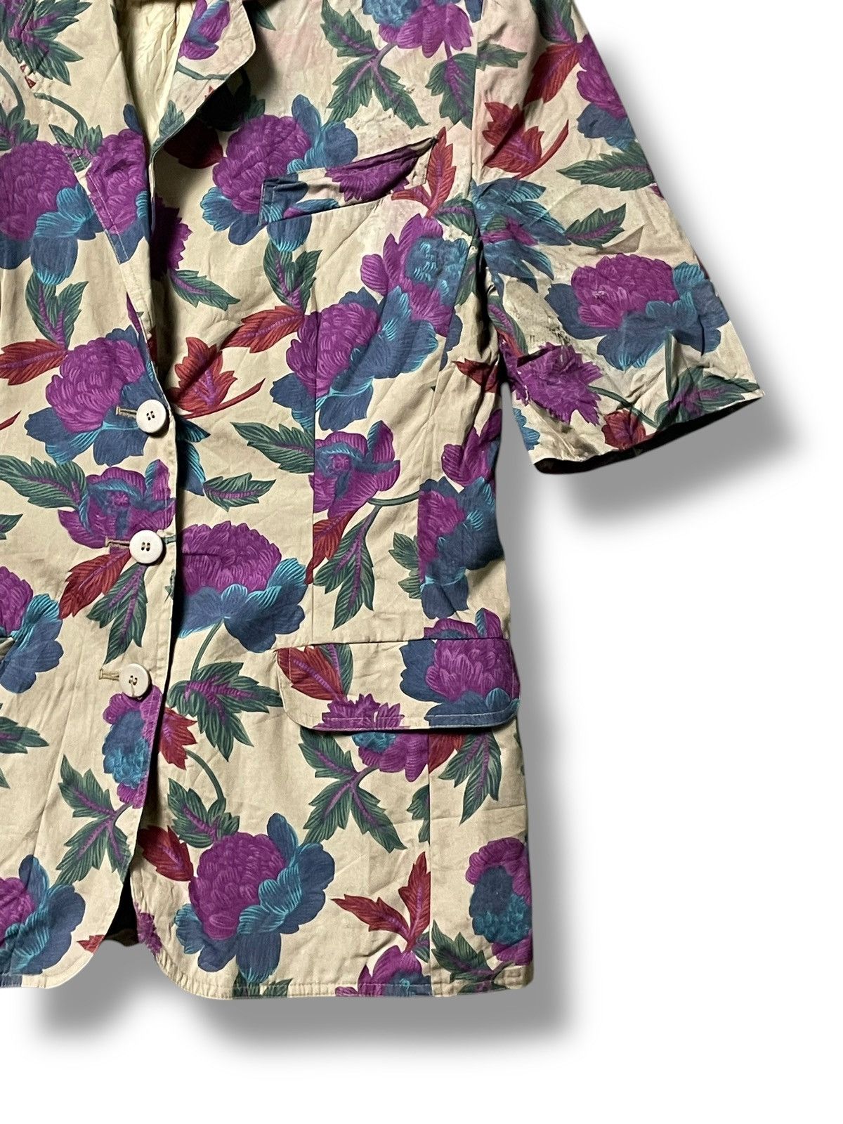 Vintage Federica Bollero Floral Button Ups Outerwear (45) Size US XS / EU 42 / 0 - 3 Thumbnail