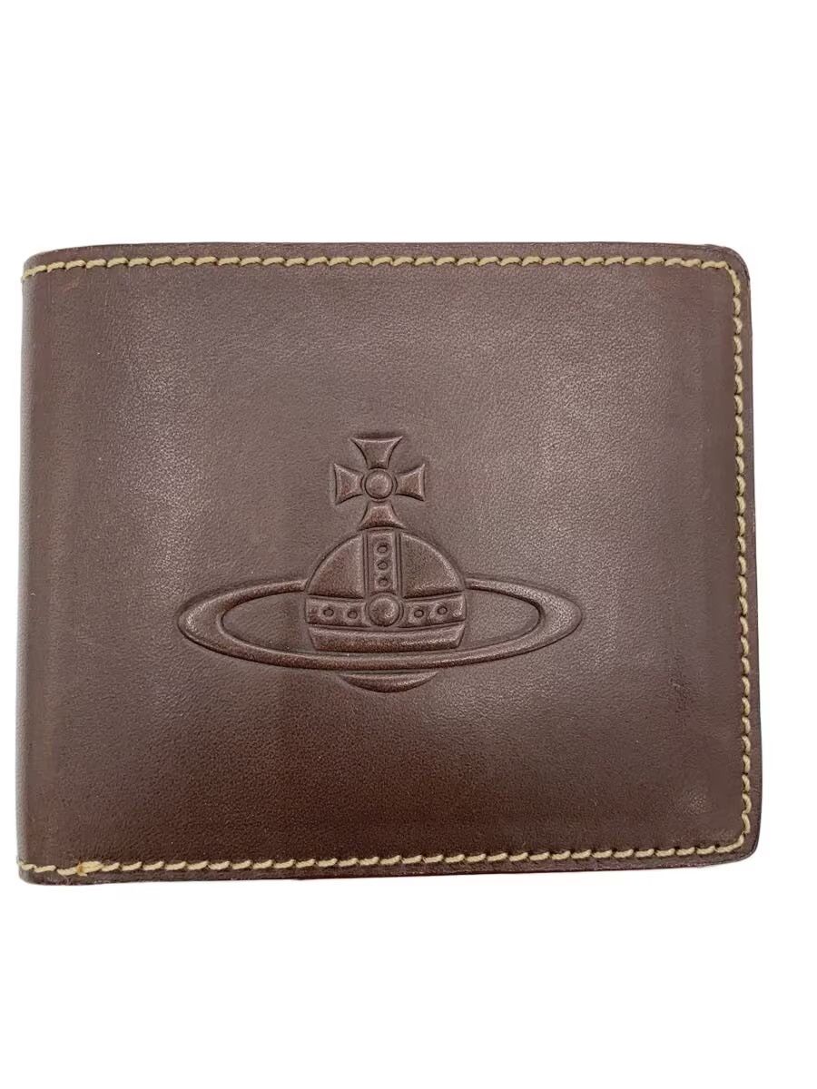 Vivienne Westwood Contrast Stitch Orb Leather Wallet Size ONE SIZE - 1 Thumbnail