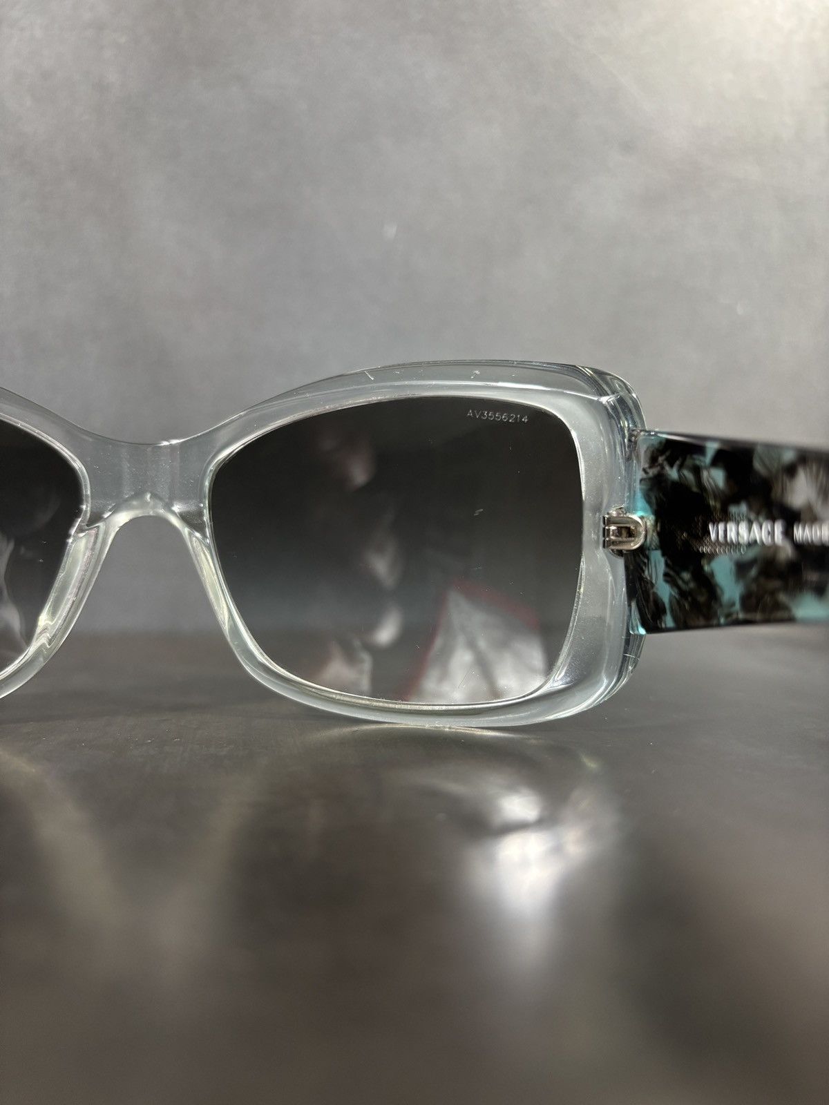 Versace Versace Sunglasses Mod 4235 Medusa Biggie Oversized Blue Size ONE SIZE - 9 Thumbnail