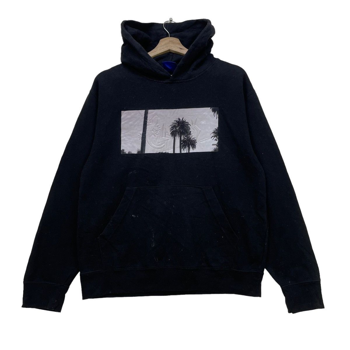 Japanese Brand × Vintage Japanase Brand Larkin Blue Emboss Gecko Pull Over Hoodie Size US S / EU 44-46 / 1 - 1 Thumbnail