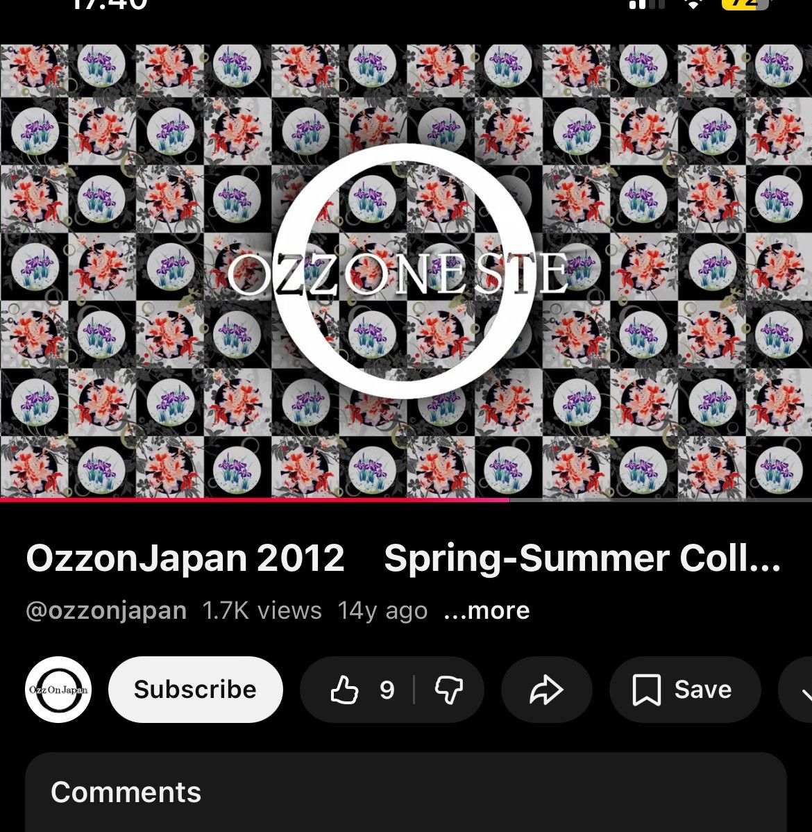 Japanese Brand SS12 Ozz Oneste Iris Flower Ichimatsu Checkered Print Dress Size S / US 4 / IT 40 - 2 Thumbnail