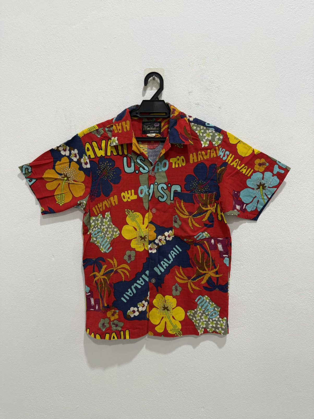 Duke Kahanamoku VINTAGE DELUKE WAKIKI DRESS HAWAII SHIRT MADE IN USA Size US M / EU 48-50 / 2 - 1 Thumbnail