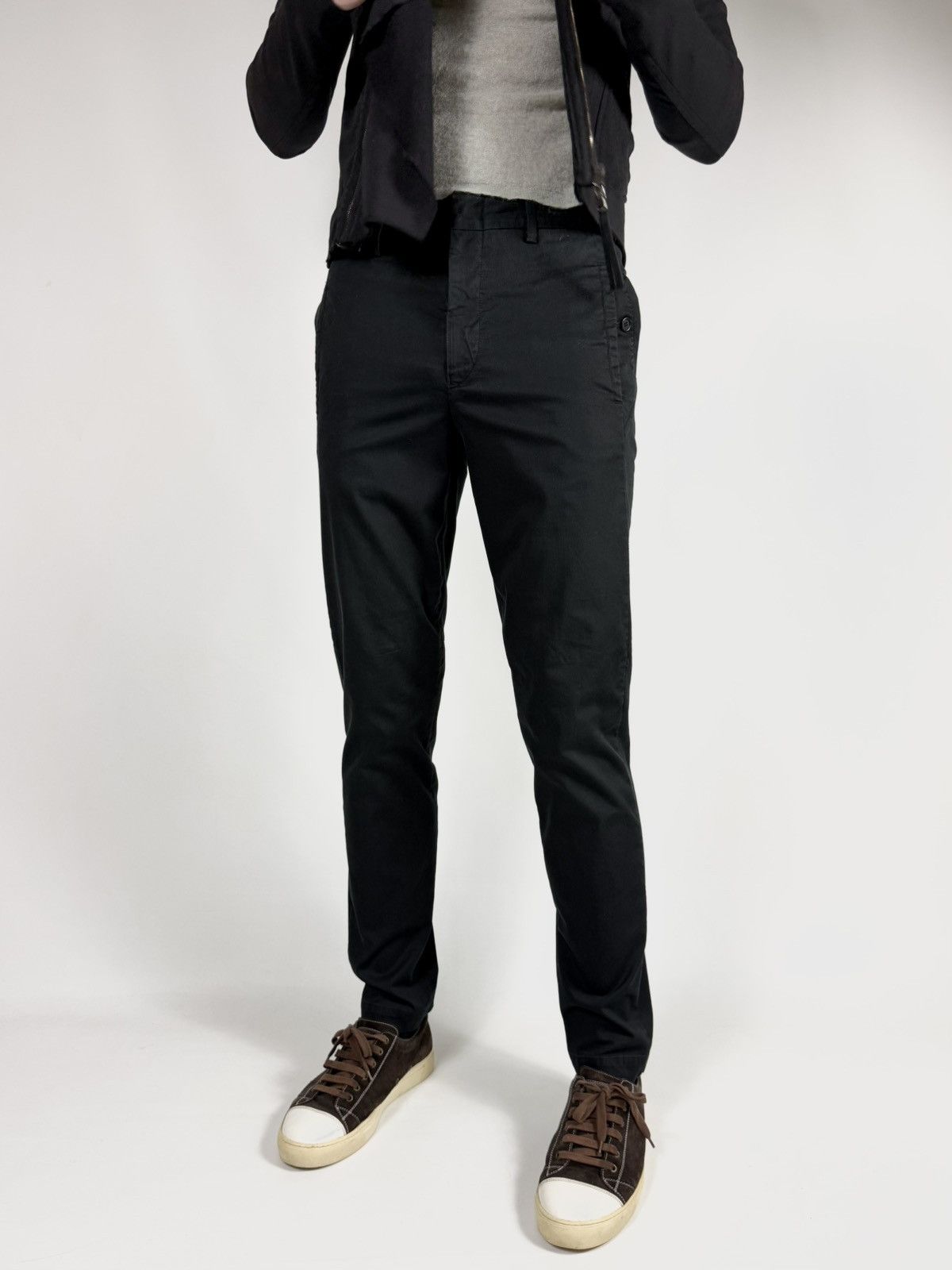 Marithe + Francois Girbaud Marithe Francois Girbaud Slim Fit Cotton Trousers Pants Size US 31 - 4 Thumbnail