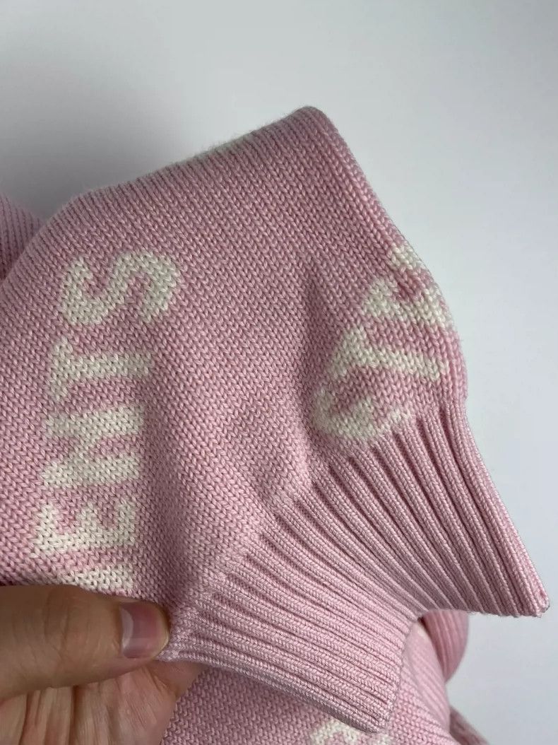 Vetements Vetements Pink Logo Knit Sweater Size US S / EU 44-46 / 1 - 7 Thumbnail