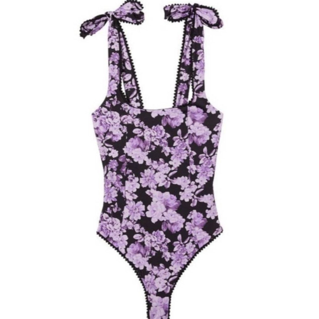 Beach Riot × Free People New Sydney One-Piece Floral Swimsuit $188 X-SMALL Size XS / US 0-2 / IT 36-38 - 4 Thumbnail