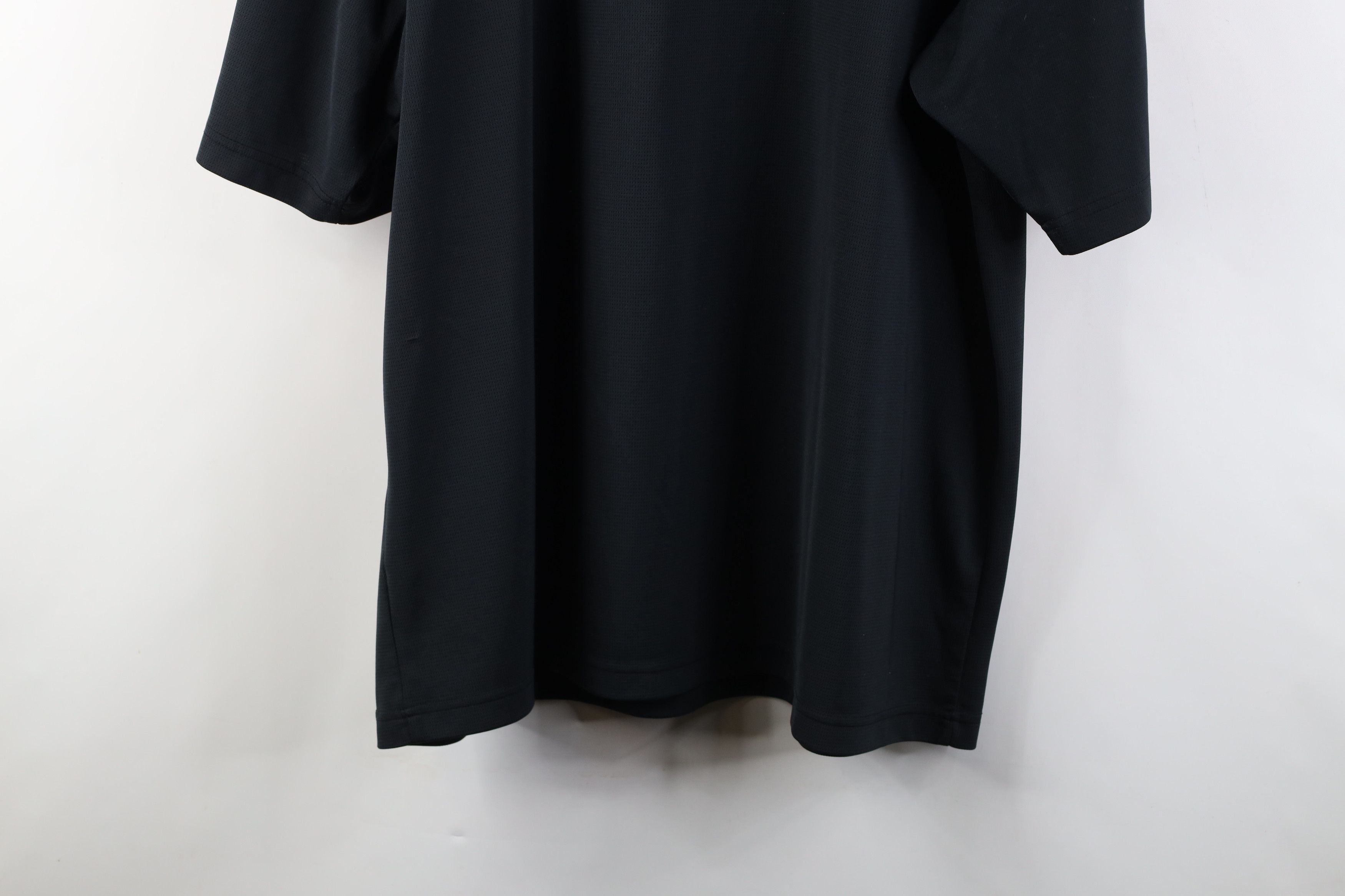 Nike Vintage Y2K Nike Scott Mini Swoosh Mock Neck T-Shirt Black Size US XXL / EU 58 / 5 - 13 Thumbnail