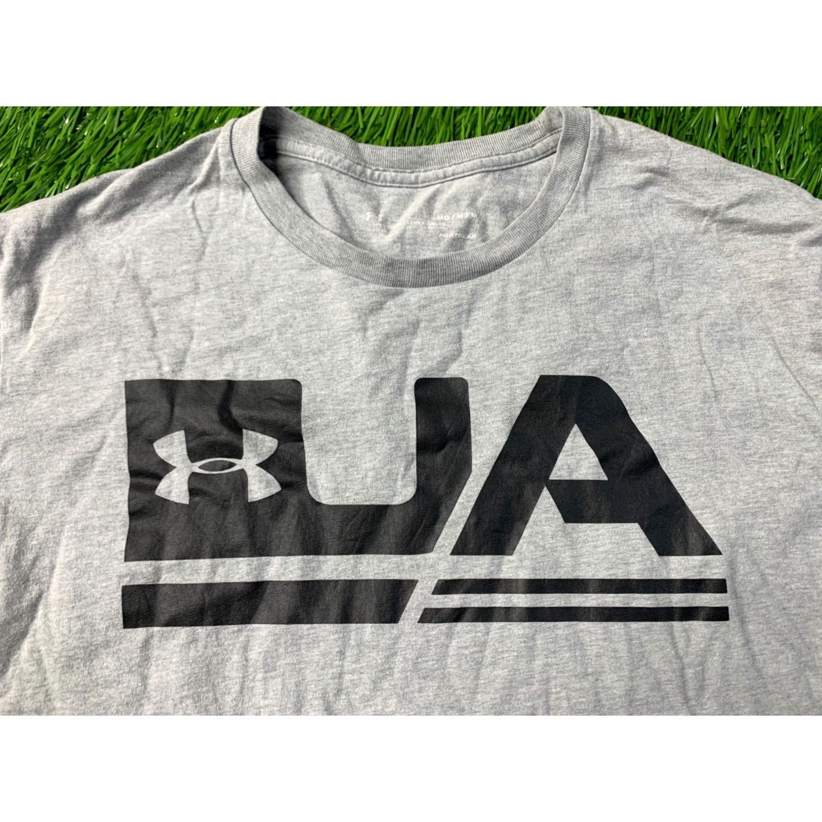 Under Armour UNDER ARMOUR HEATGEAR MEN SHIRT JERSEY T-SHIRT TEE ORIGINAL SIZE M MEDIUM Gray classic Jersey Casual Short Sleeve Crew Neck Athletic Shirts Mens Size US M / EU 48-50 / 2 - 3 Thumbnail