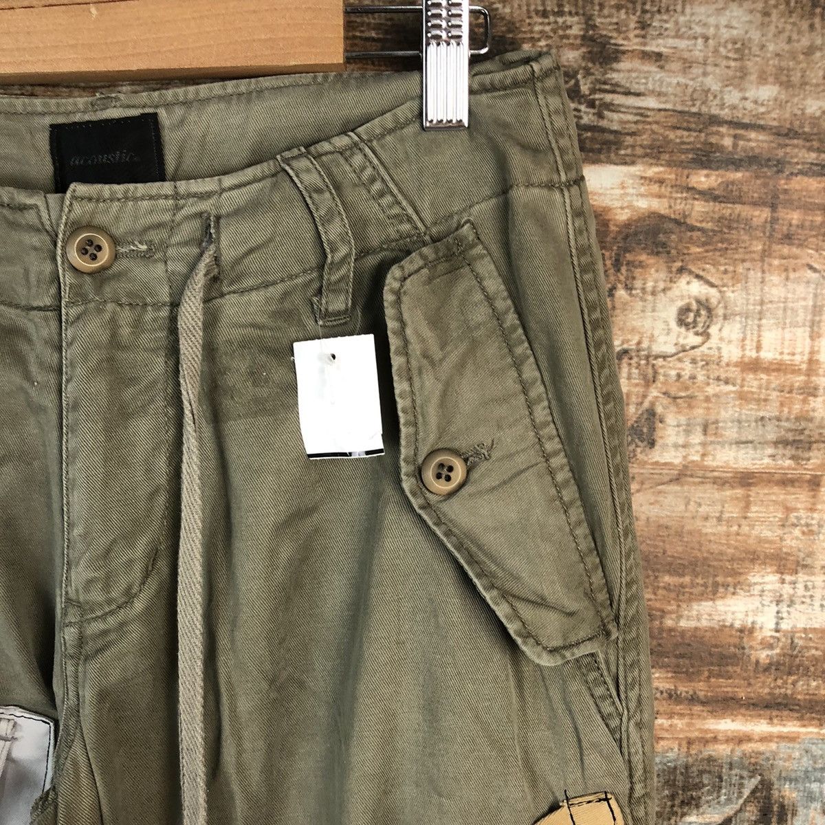 Japanese Brand DL Acoustic reconstruct Cargo Custom utility Pants #C1245 Size US 28 / EU 44 - 8 Thumbnail