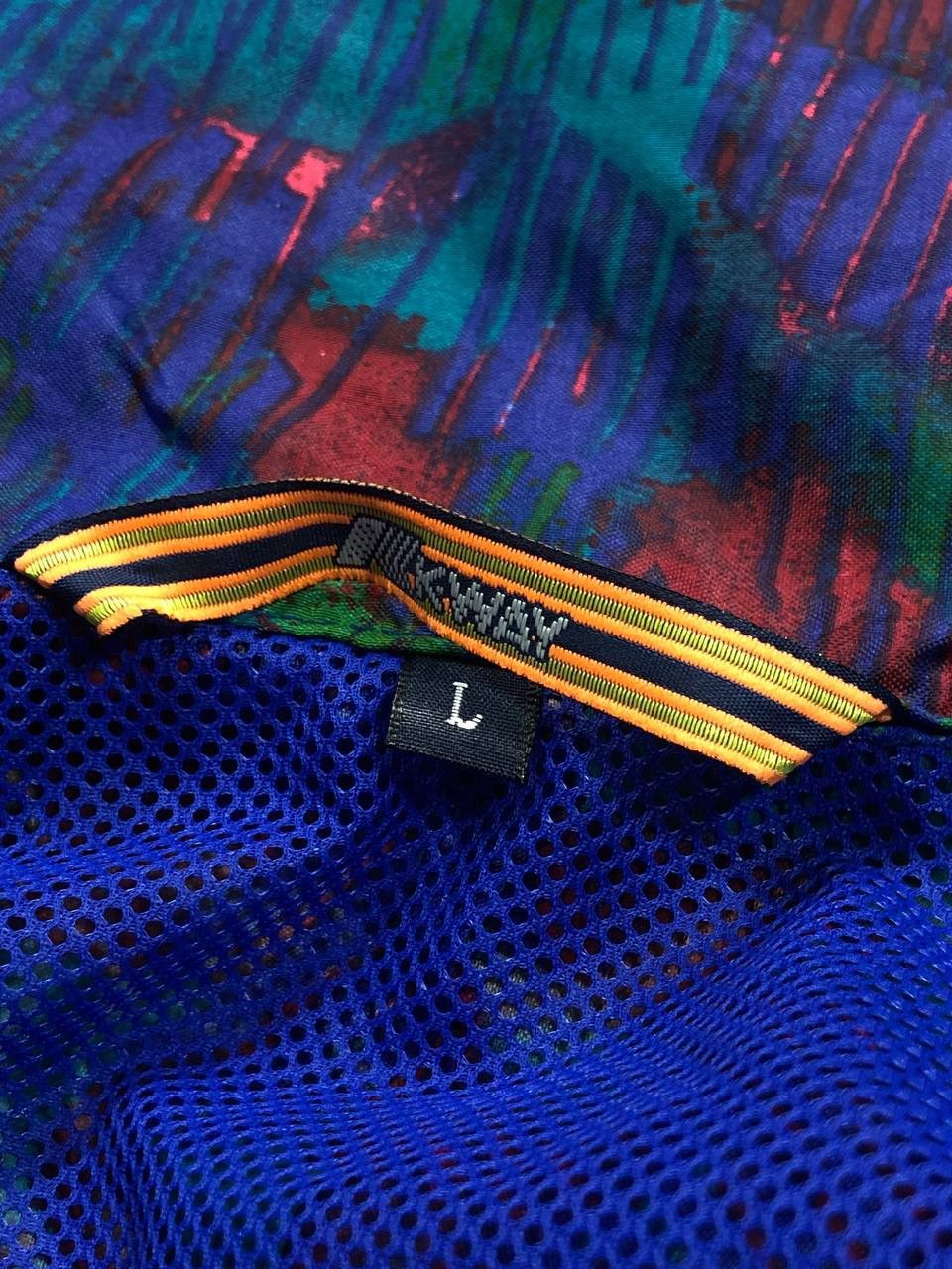 K-Way × Vintage Vintage Kway Windbreaker Jacket Size US L / EU 52-54 / 3 - 14 Thumbnail