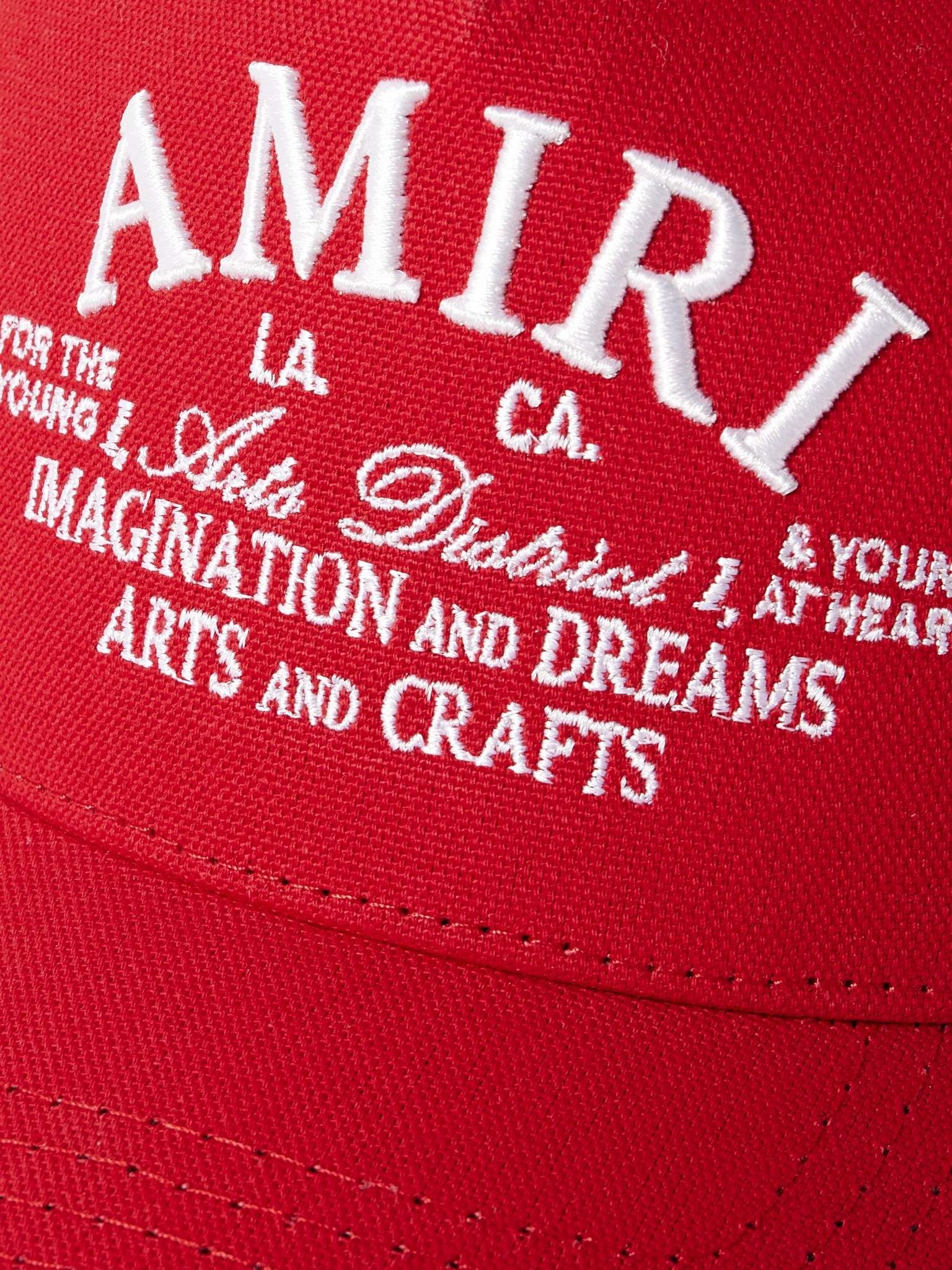 Amiri o1s1wg110725 Size: OS / Arts District Logo Cap / Hat in Red Size ONE SIZE - 4 Thumbnail