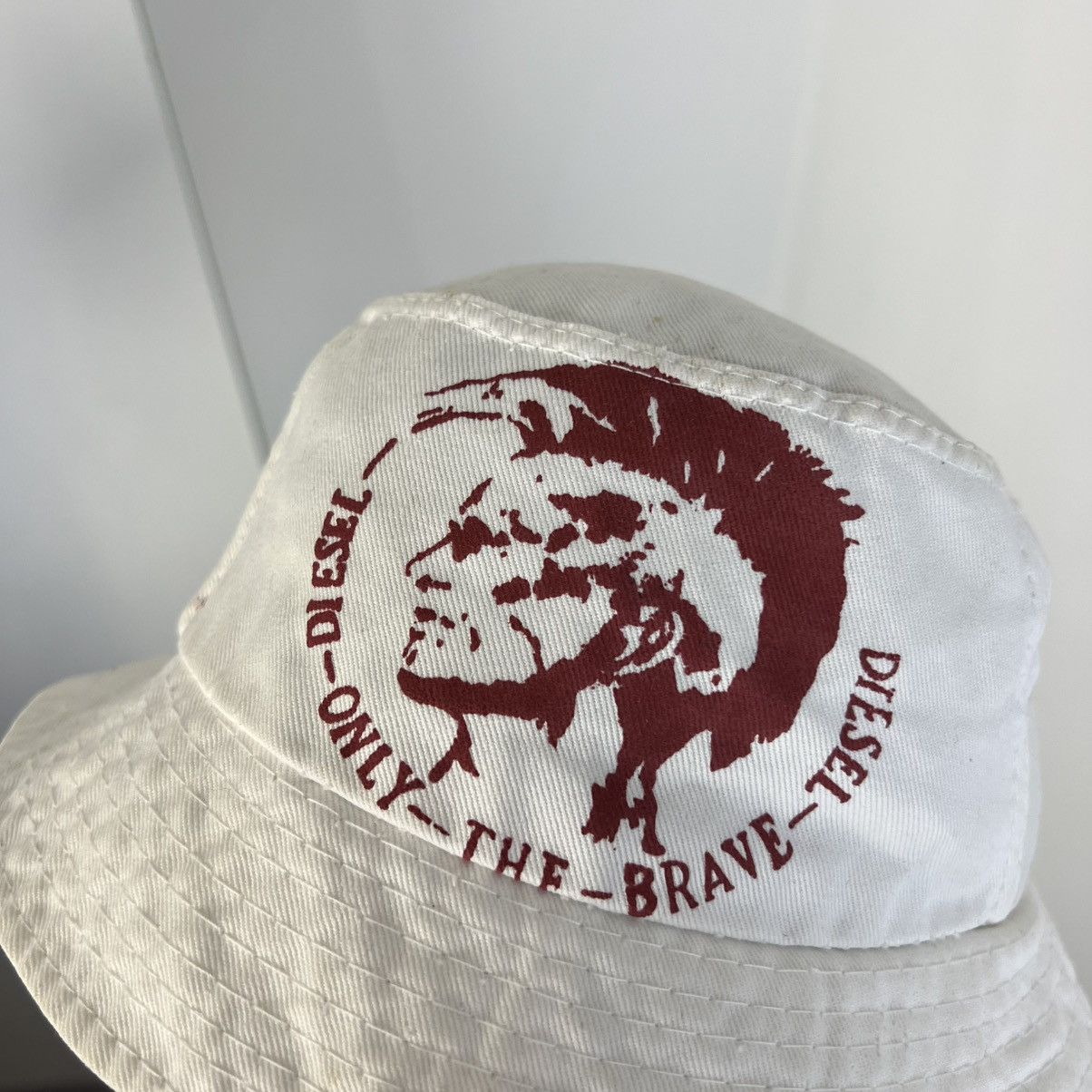 Diesel Vintage Y2K Diesel Big Logo Bucket Hat Streetwear Style Size ONE SIZE - 2 Thumbnail