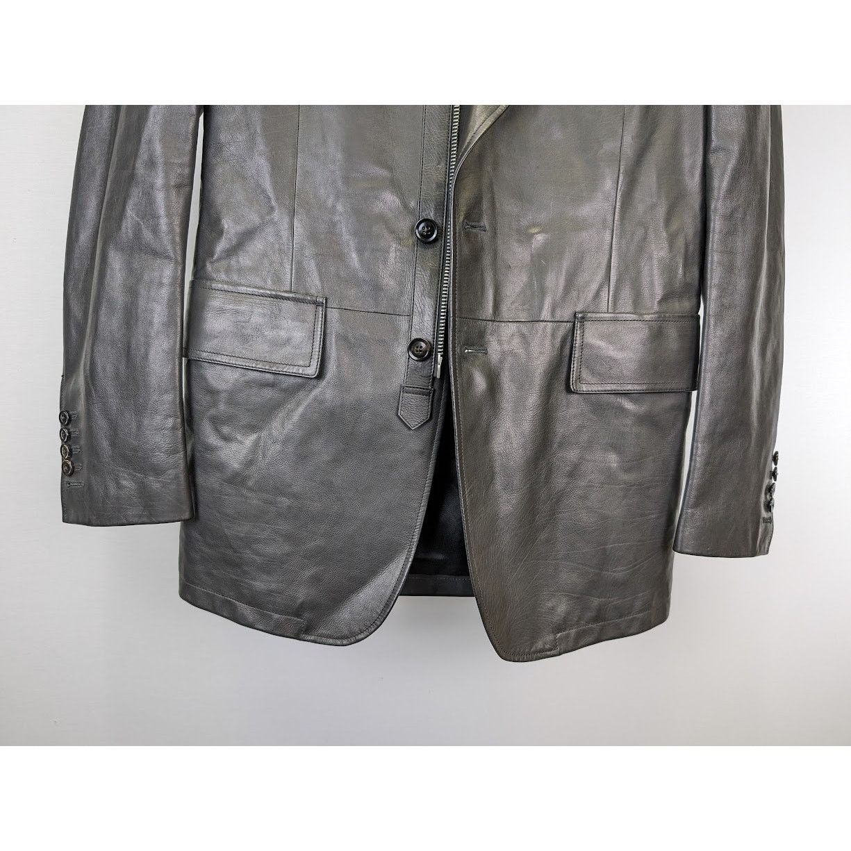 Tom Ford o1rshd1 Outwear Other Leather Jacket in Black Size US M / EU 48-50 / 2 - 12 Thumbnail