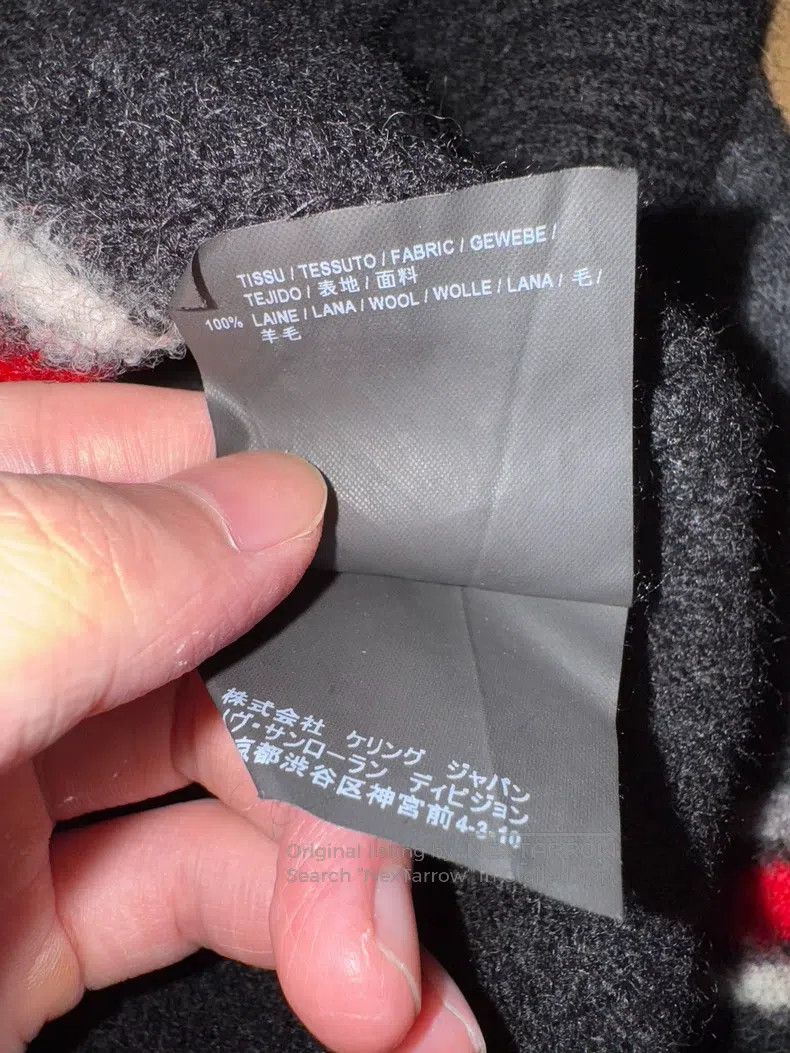 Saint Laurent Paris Saint Laurent Paris Wool starry striped black dinosaur swe Size US XL / EU 56 / 4 - 5 Thumbnail
